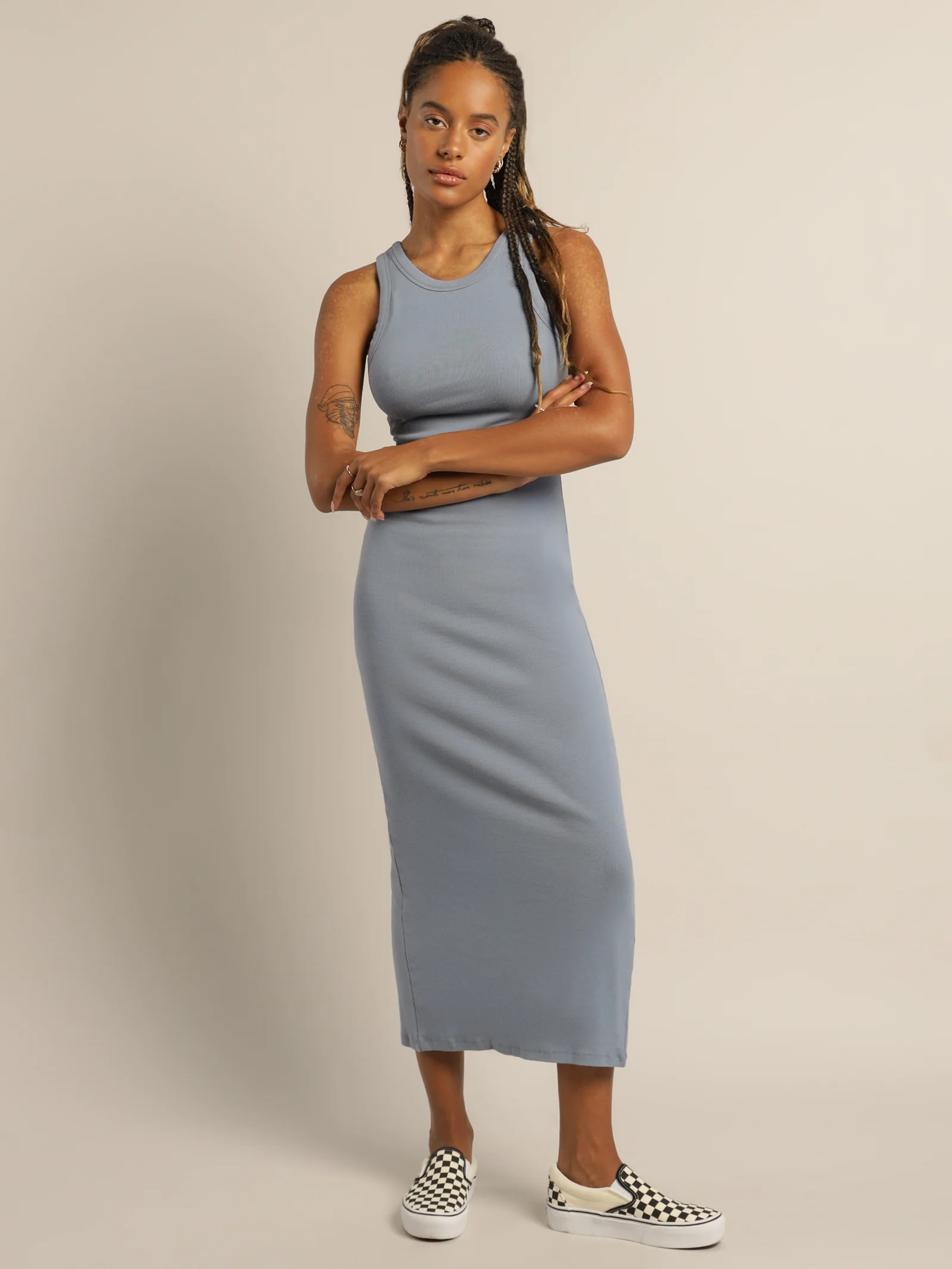 Milan Rib Maxi Dress - Image 2