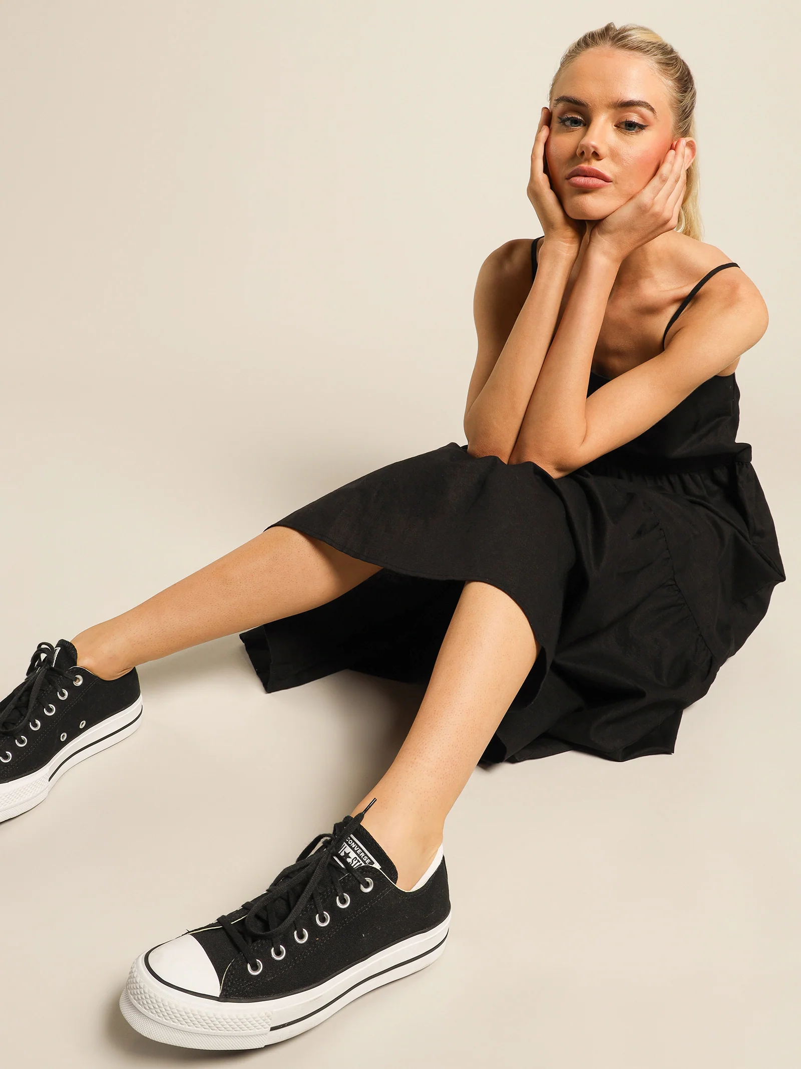 Miles Linen Midi Dress - Image 2