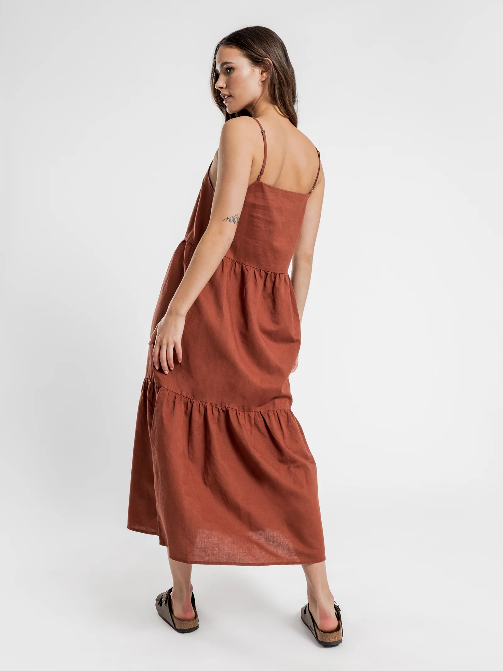 Miles linen Midi Dress - Image 4