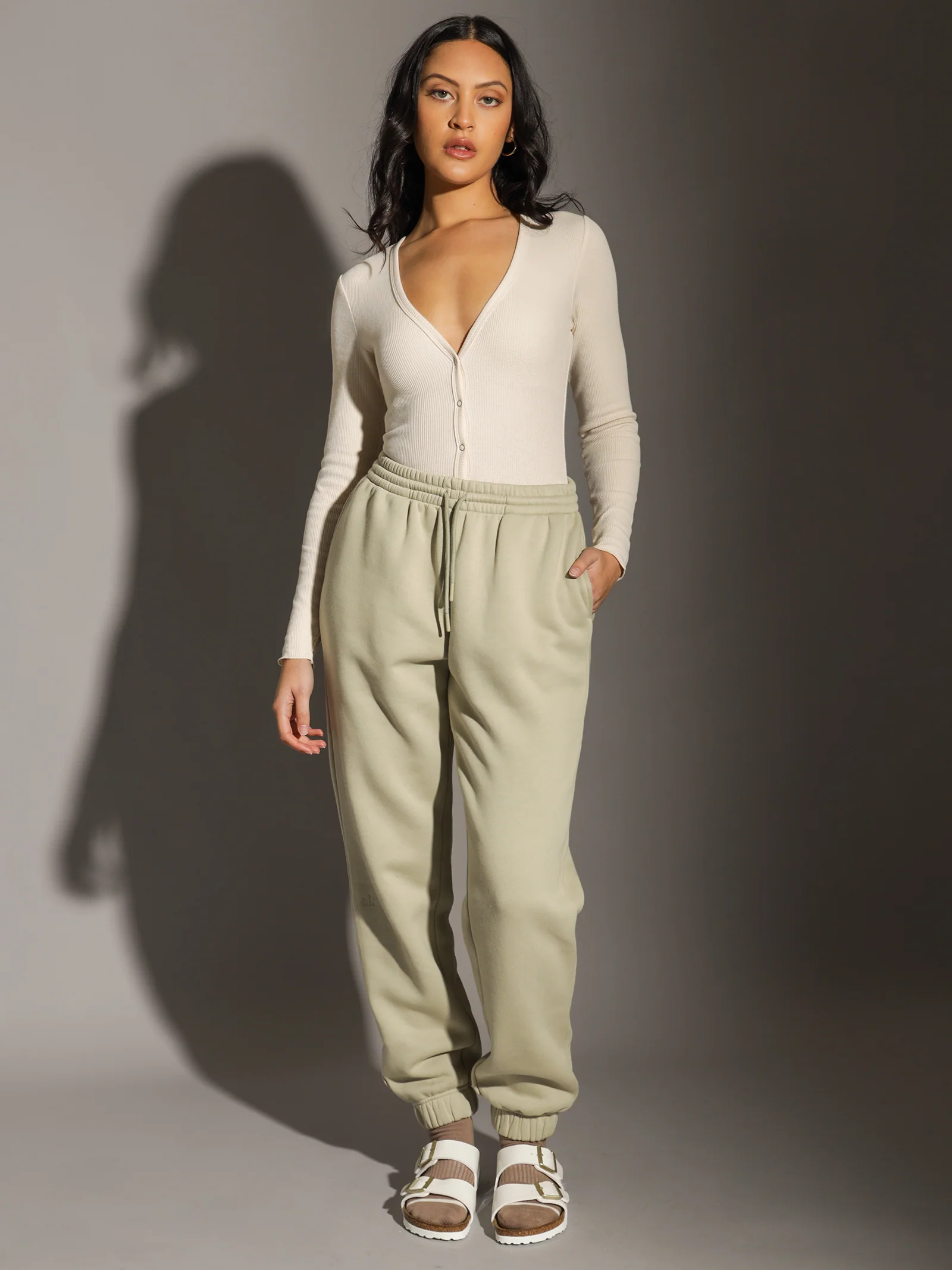 Millie Long Sleeve Waffle Bodysuit - Image 3