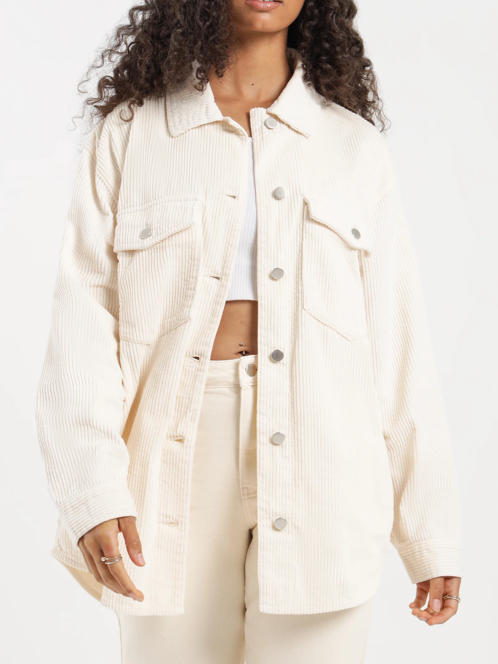 Minerva Corduroy Shacket - Image 4