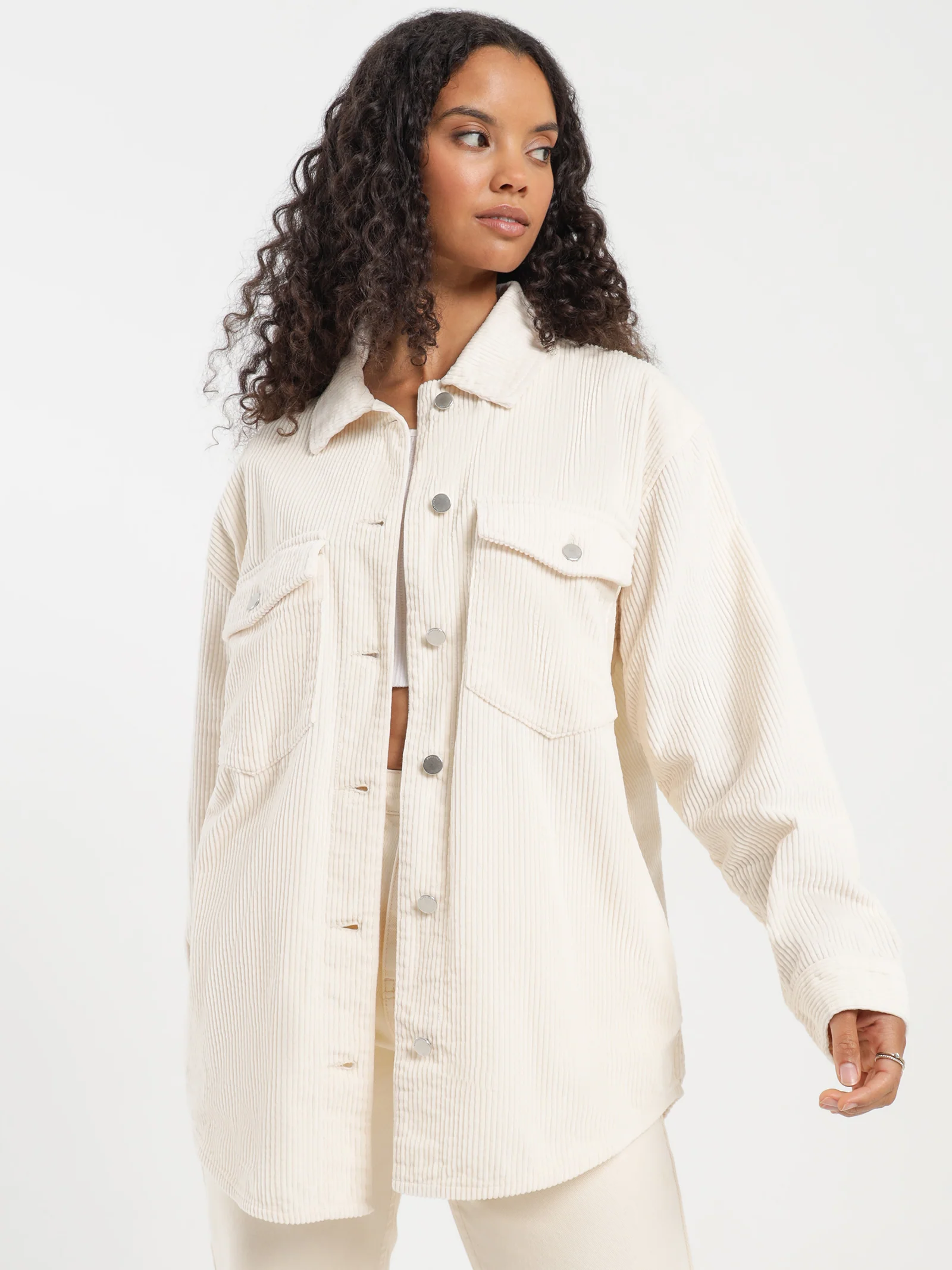 Minerva Corduroy Shacket - Image 5