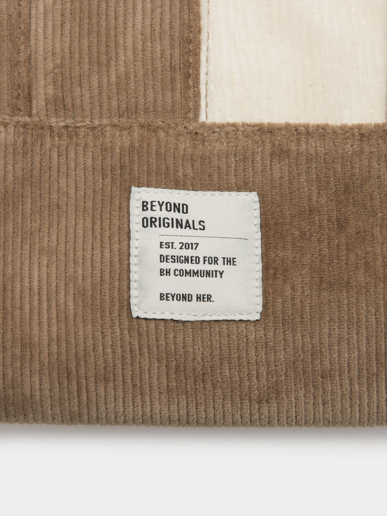 Mini Cord Patch Tote Bag - Image 4