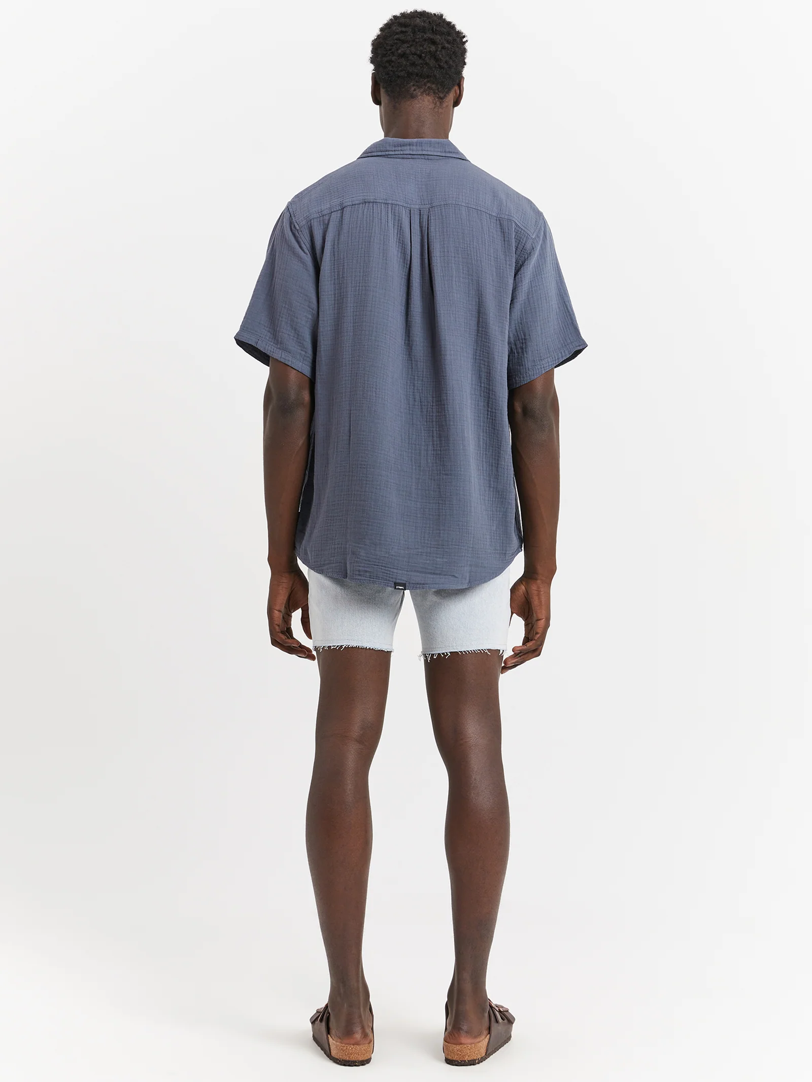 Minimal Seersucker Short Sleeve Shirt - Image 5