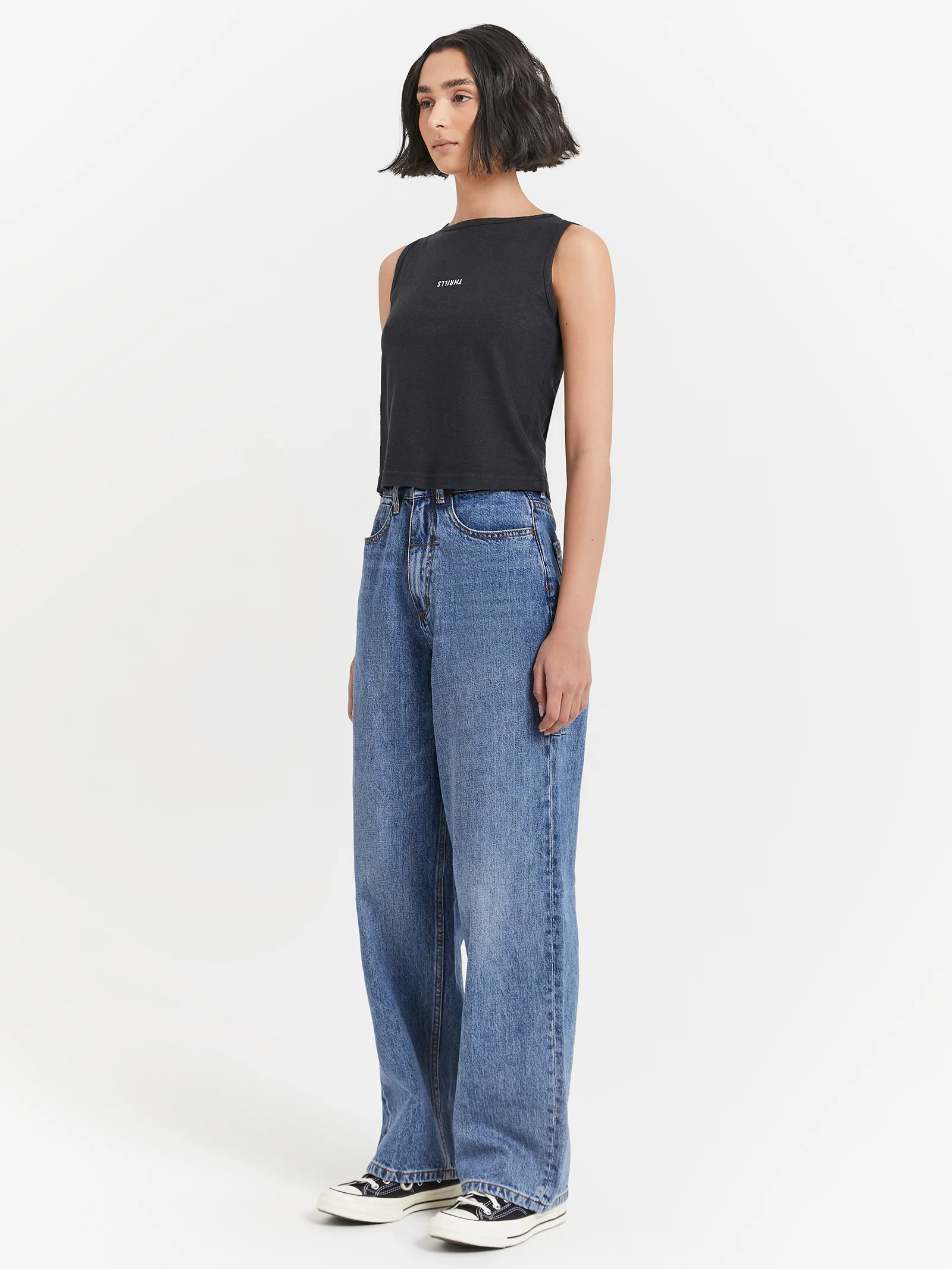 Minimal Thrills Hemp Boat Neck Tank - Image 4