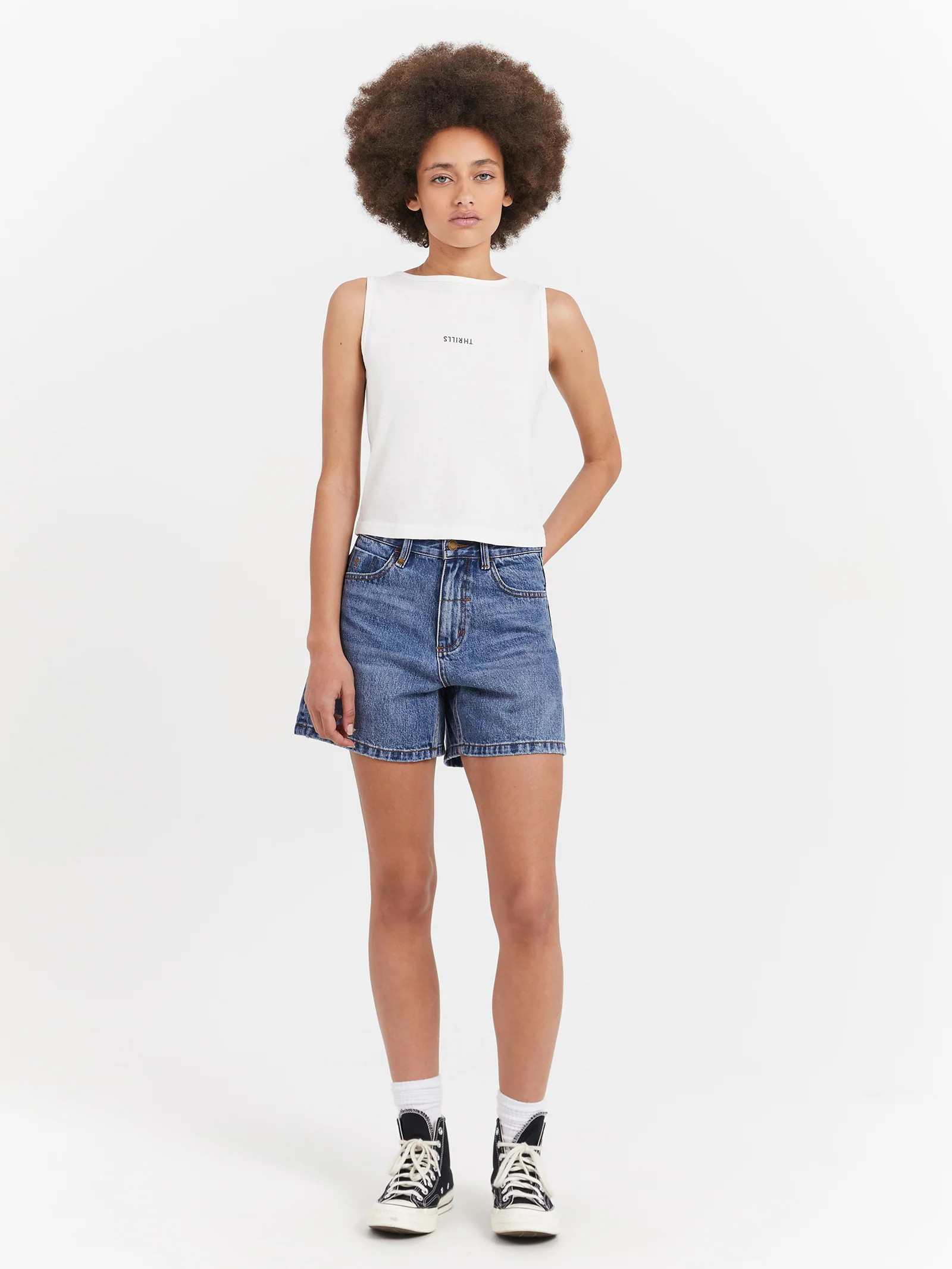 Minimal Thrills Hemp Boat Neck Tank - Image 2