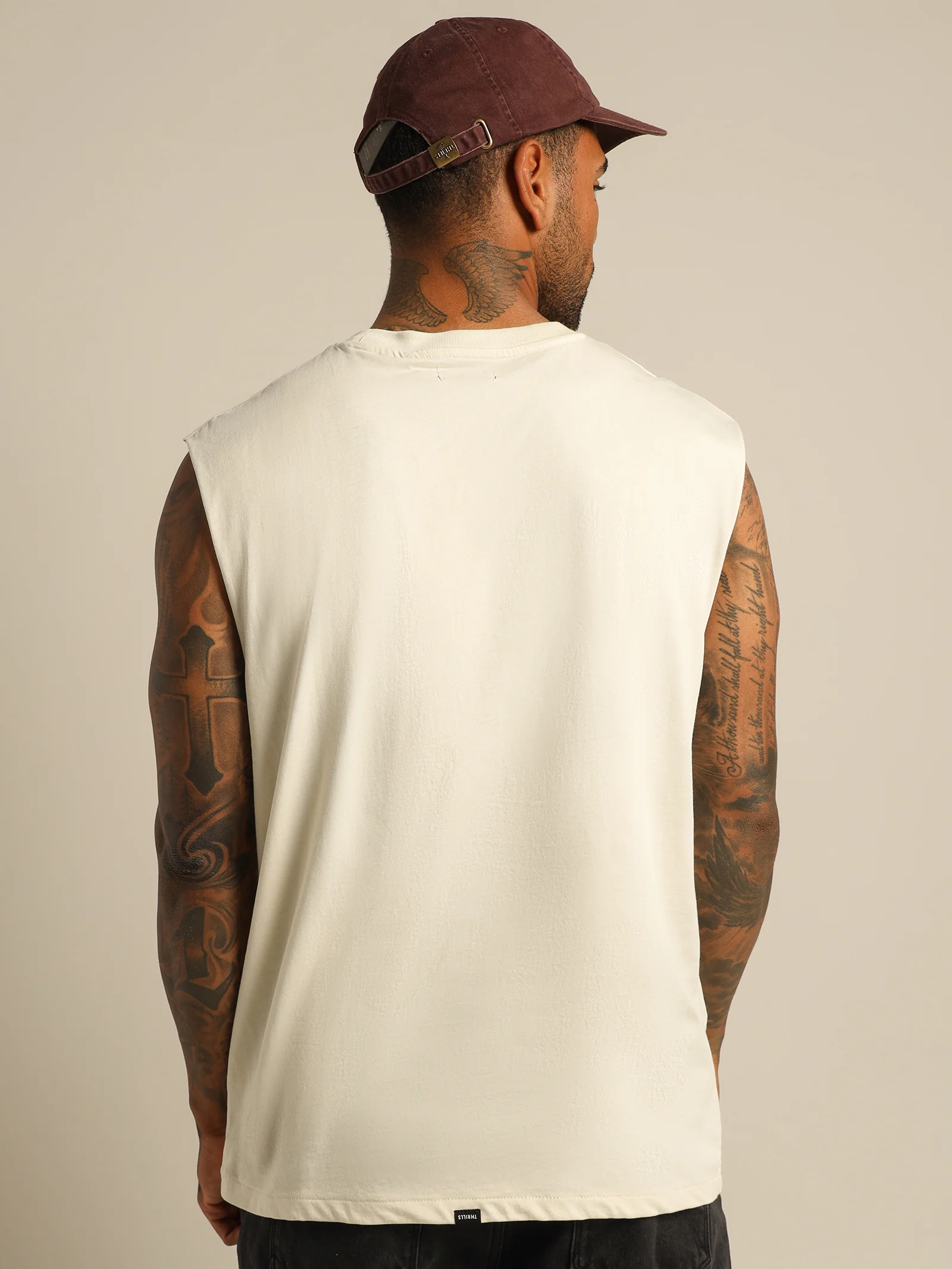 Minimal Thrills Merch Fit Muscle T-Shirt - Image 5