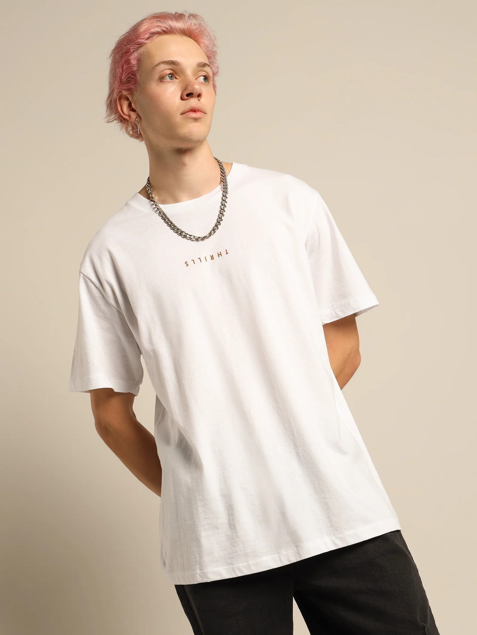 Minimal Thrills Merch Fit T-Shirt - Image 3