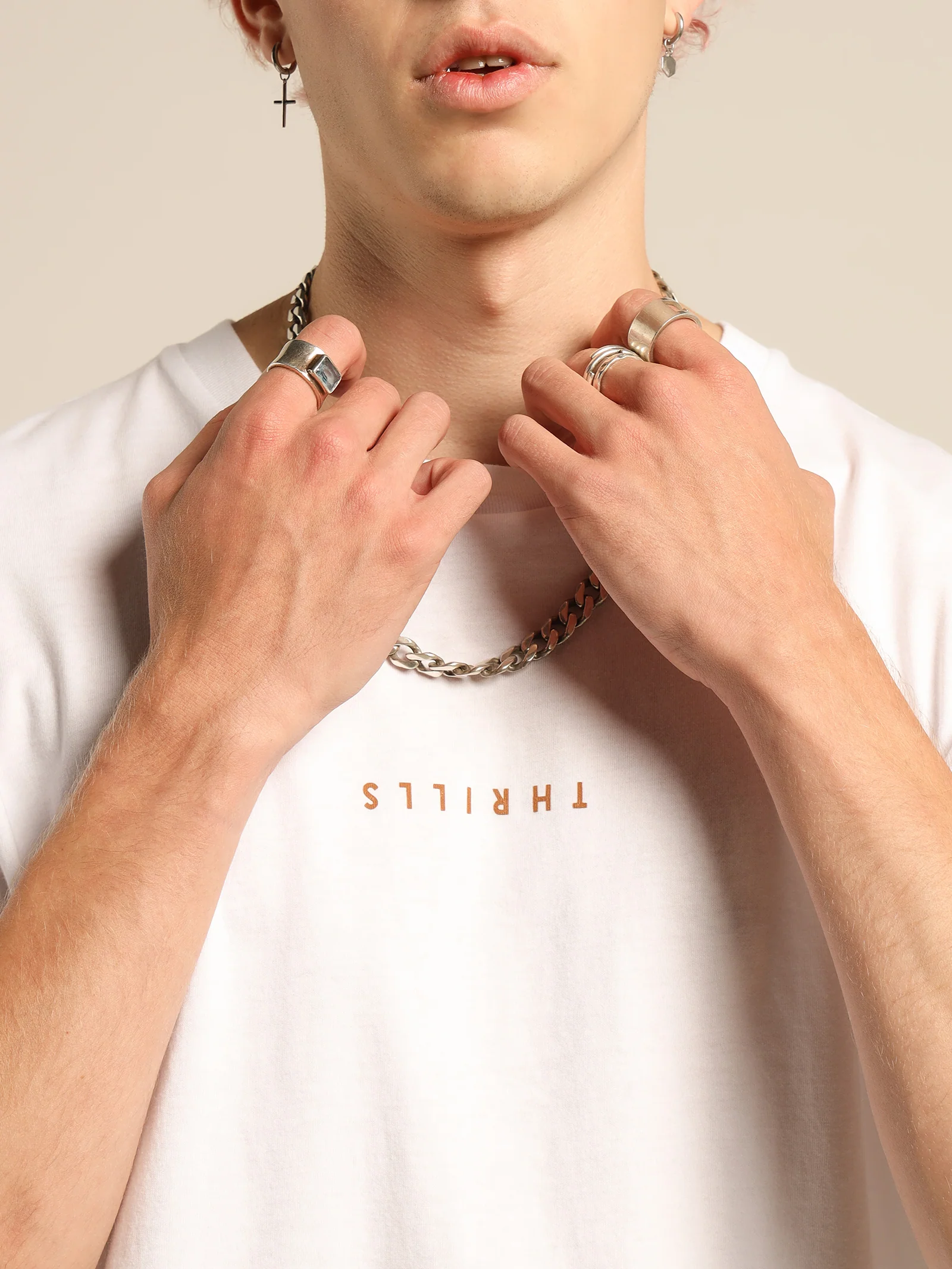 Minimal Thrills Merch Fit T-Shirt - Image 5