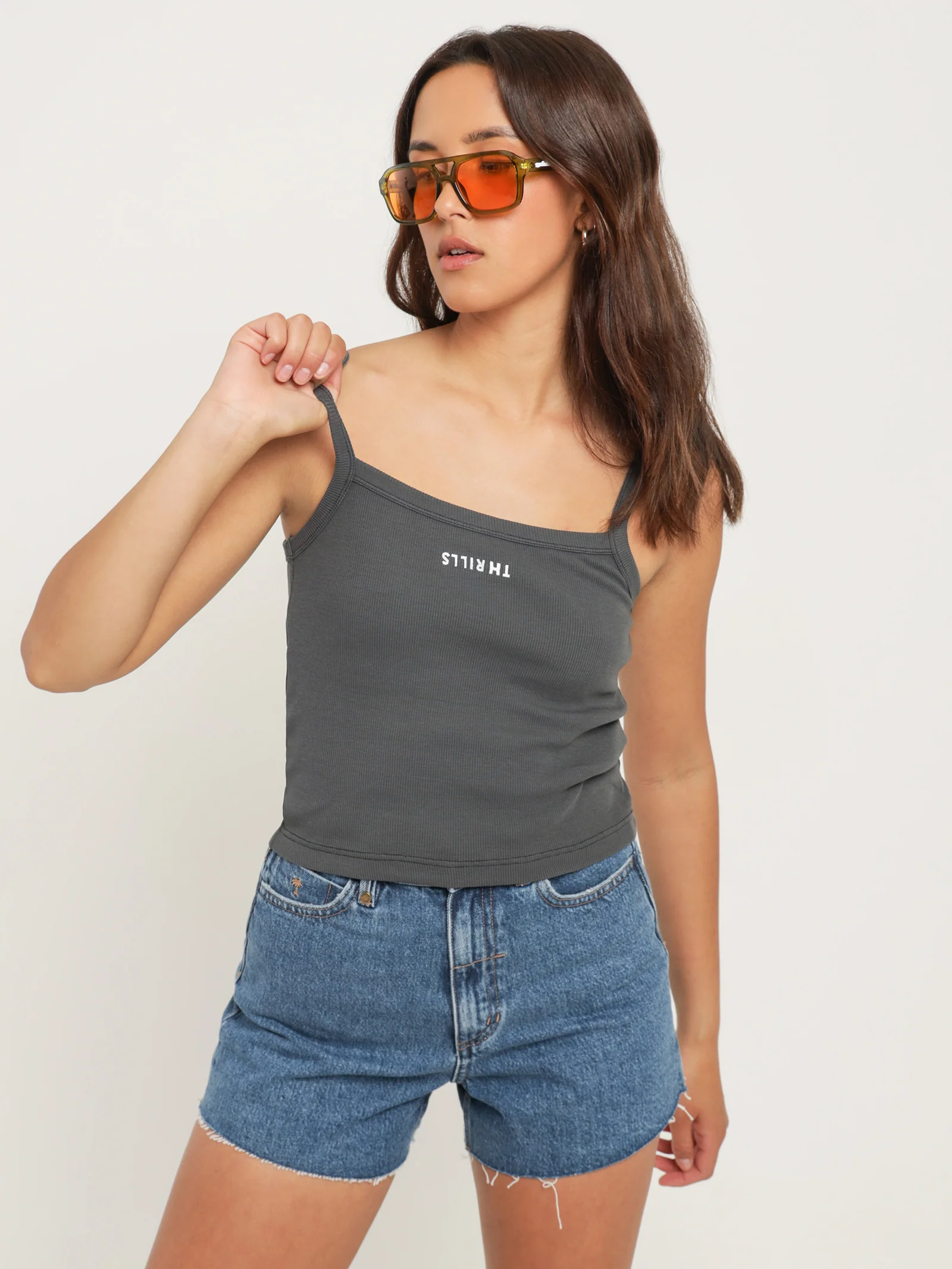 Minimal Thrills Rib Singlet - Image 3