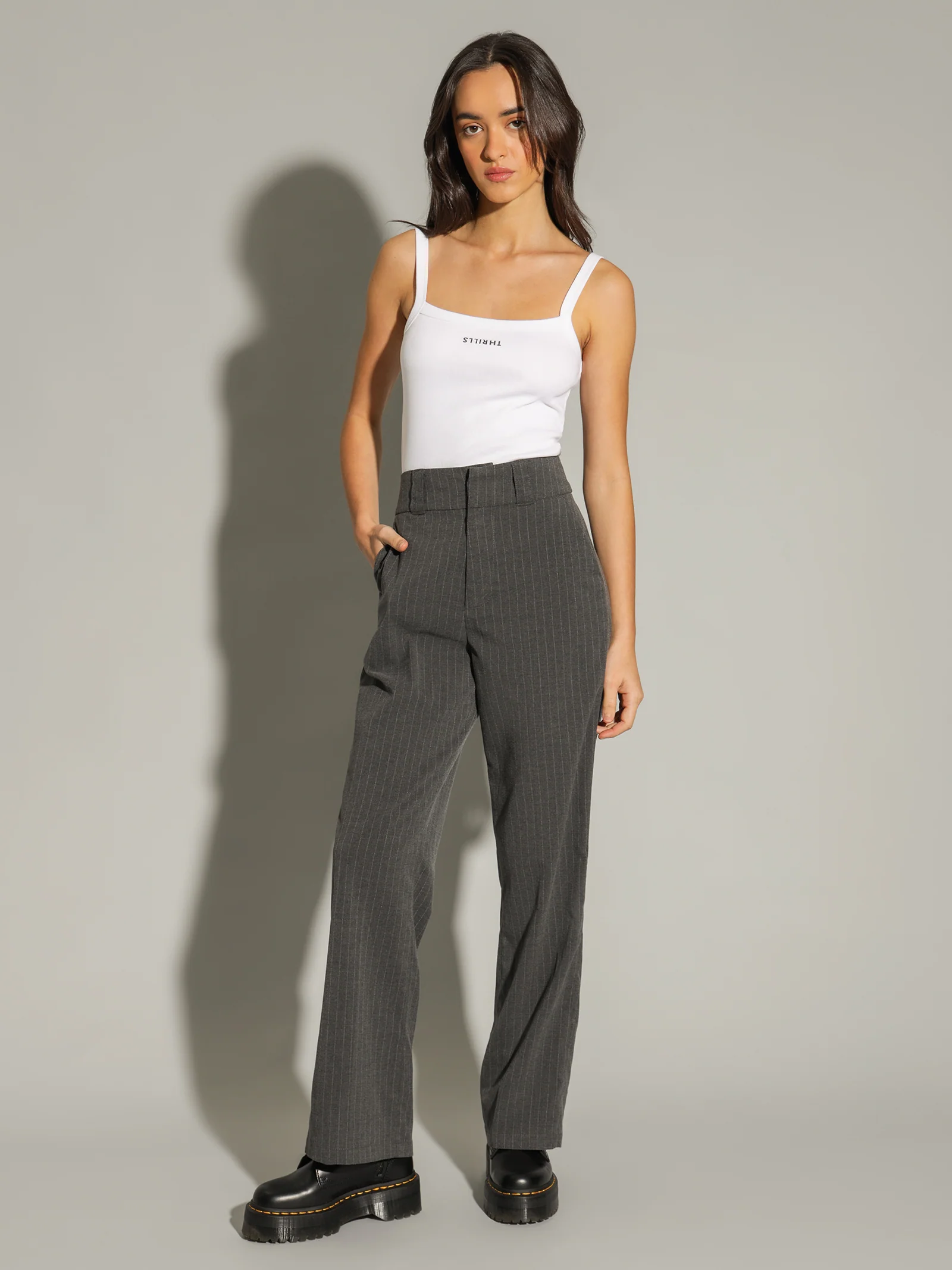 Minimal Thrills Rib Singlet - Image 3