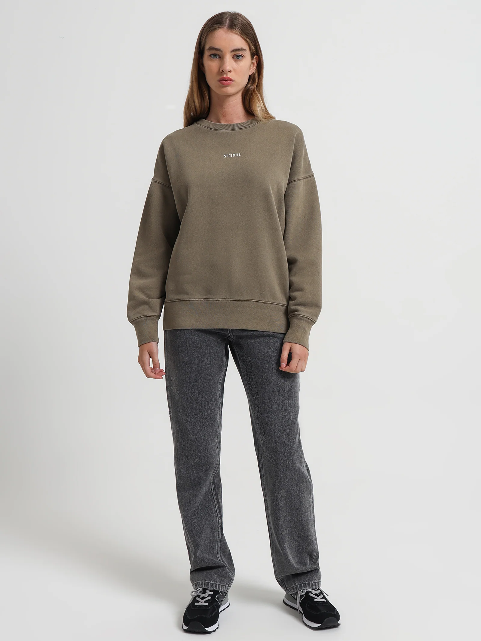 Minimal Thrills Slouch Crew Sweater - Image 2