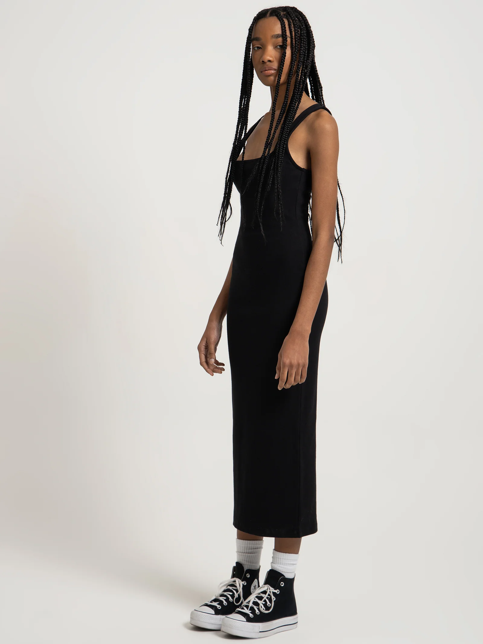 Misty Square Neck Midi Dress - Image 2