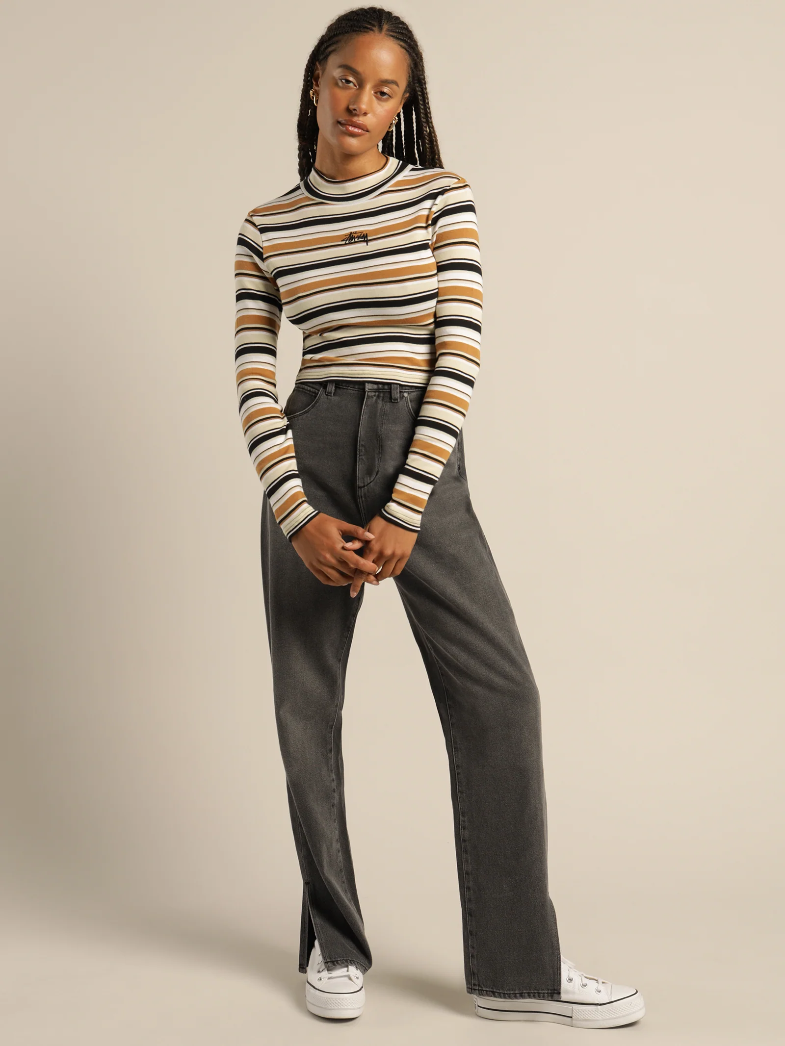 Mode Stripe Turtleneck - Image 4