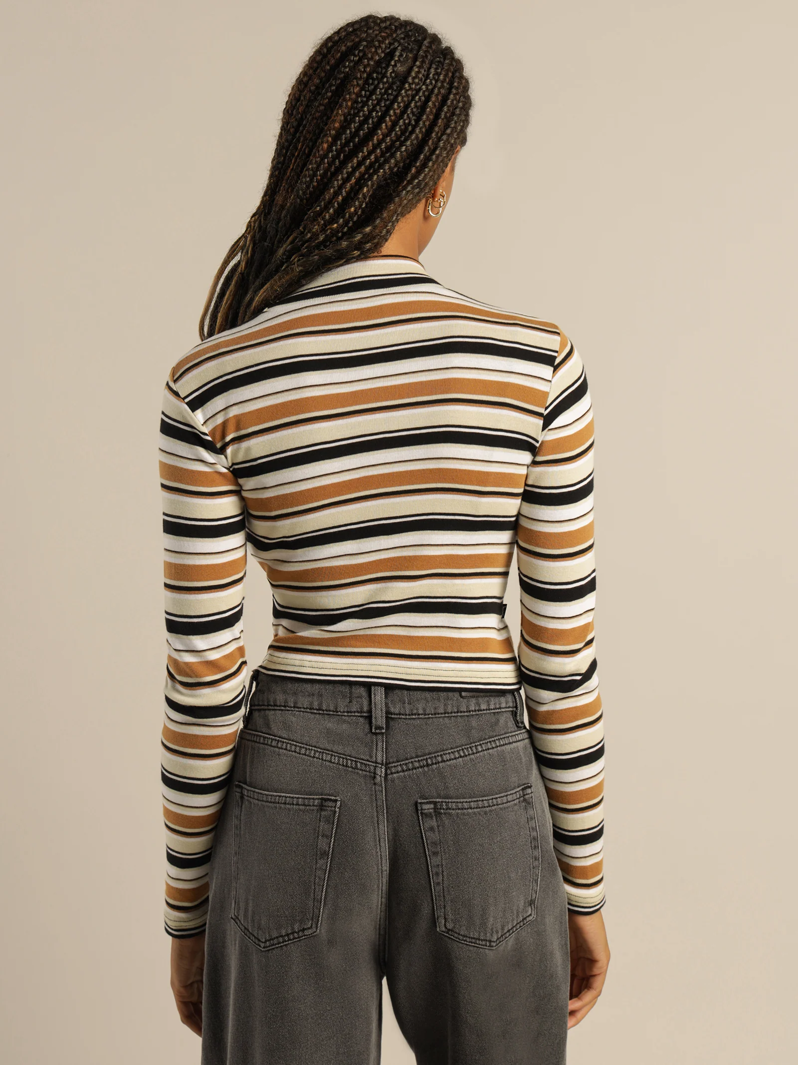 Mode Stripe Turtleneck - Image 6
