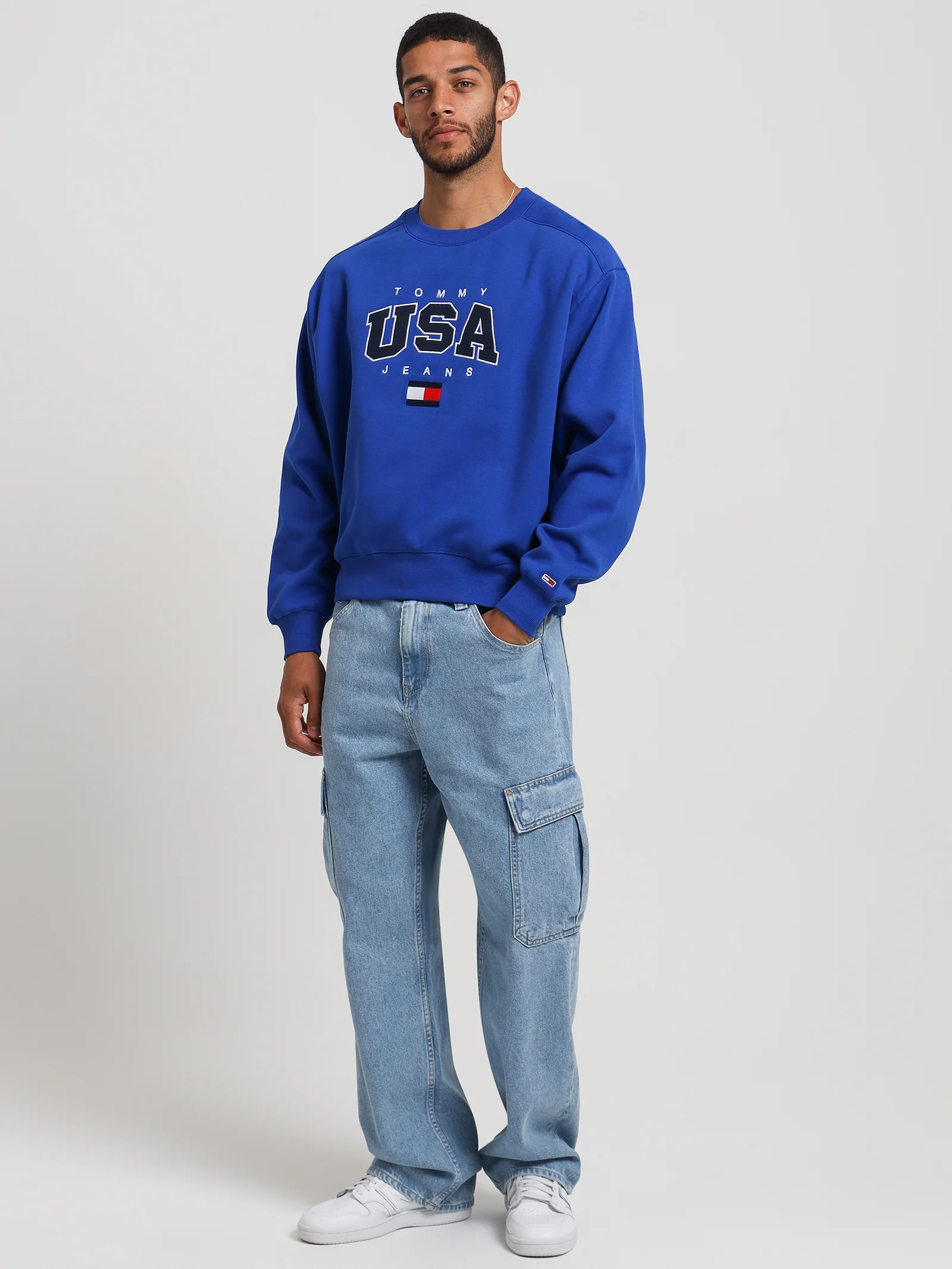 Modern Logo Sport USA Sweatshirt - Image 2