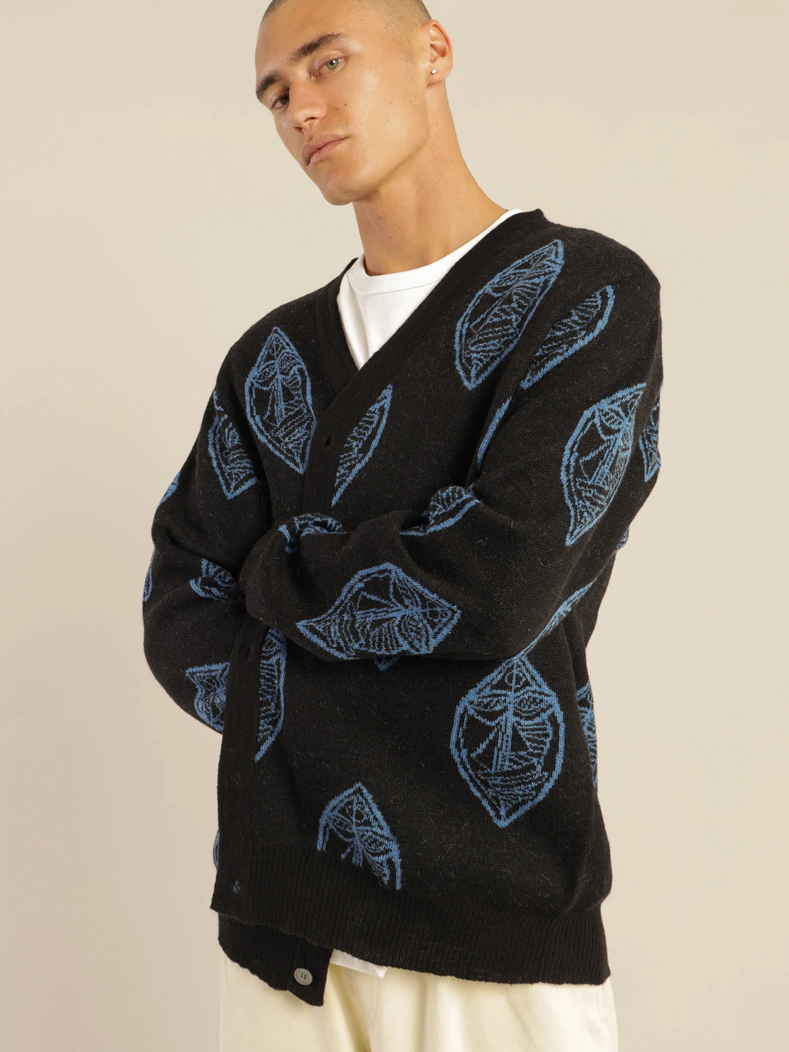 Mohair Mask Cardigan - Image 3
