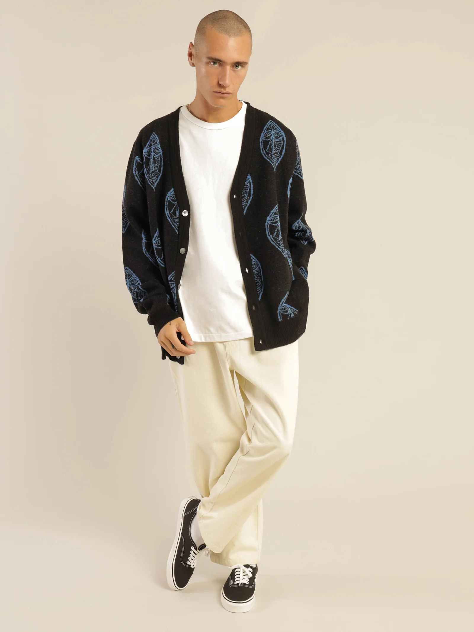 Mohair Mask Cardigan - Image 5
