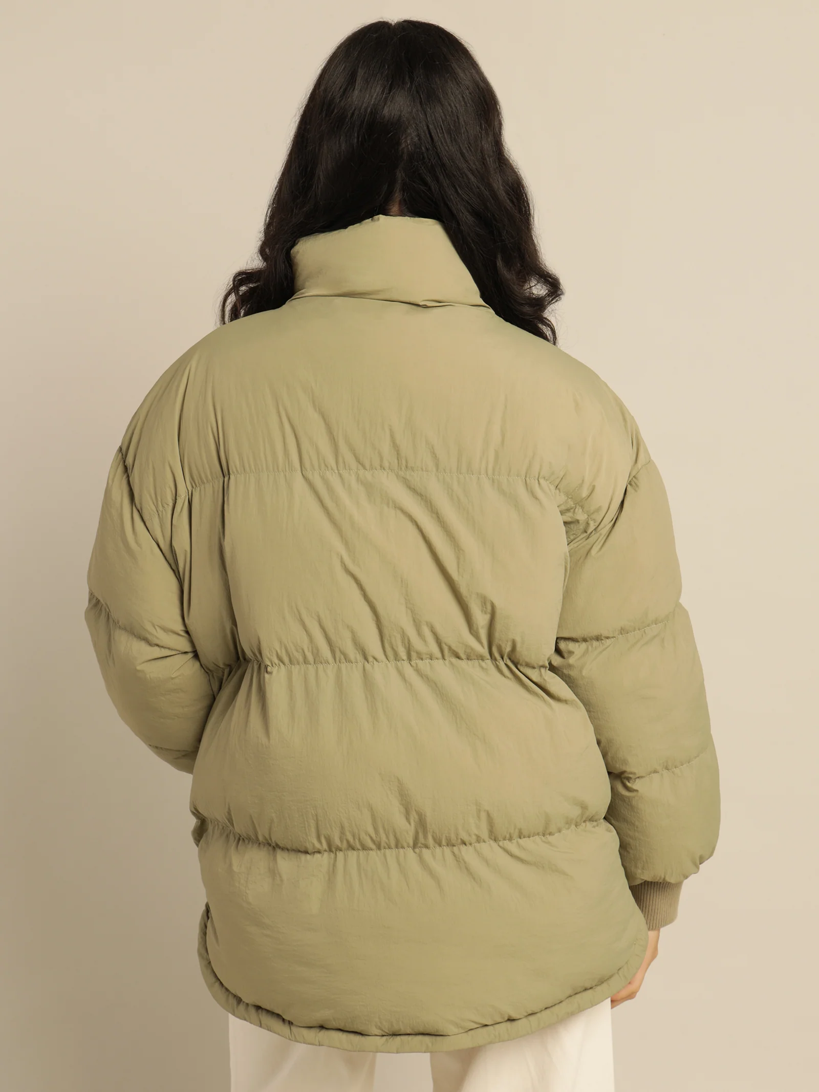 Molly Contrast Puffer Jacket - Image 7