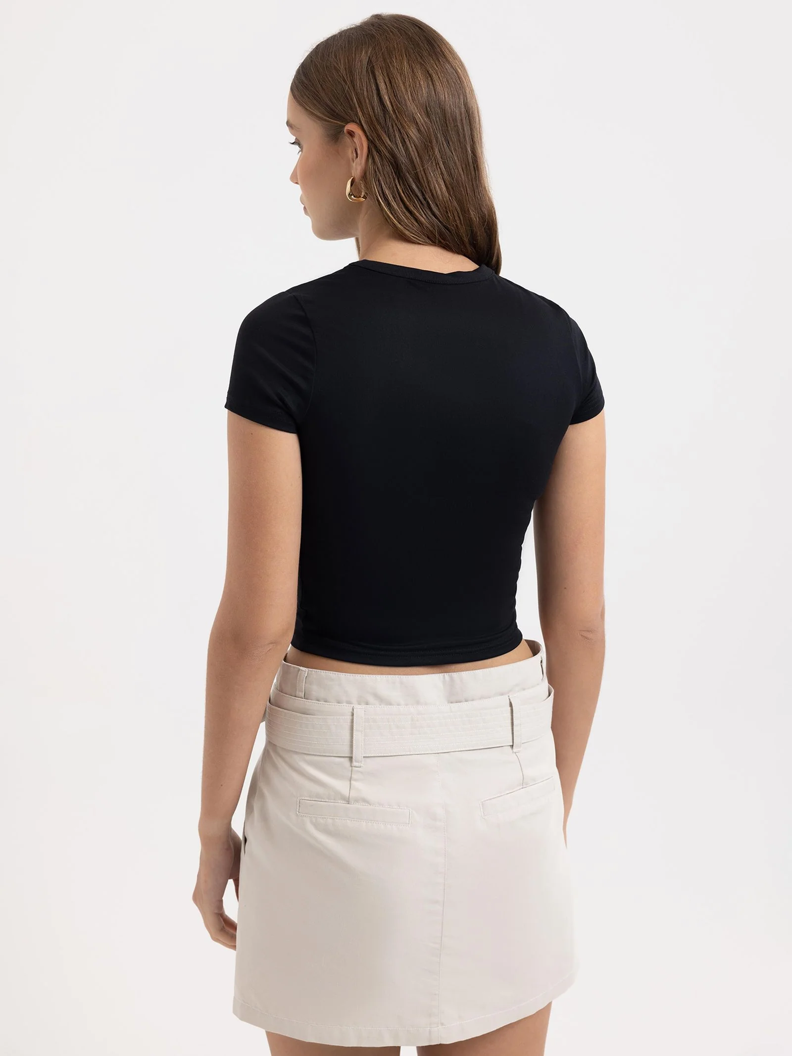 Mona Crew Neck T-Shirt - Image 3