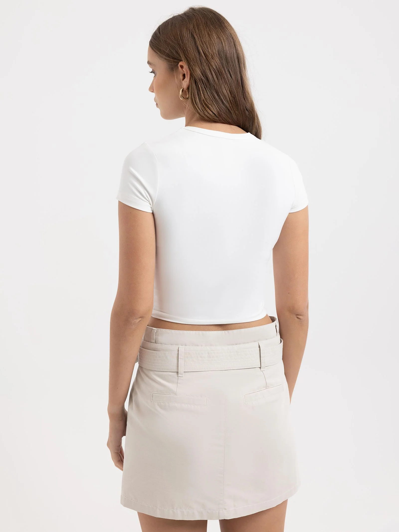 Mona Crew Neck T-Shirt - Image 3