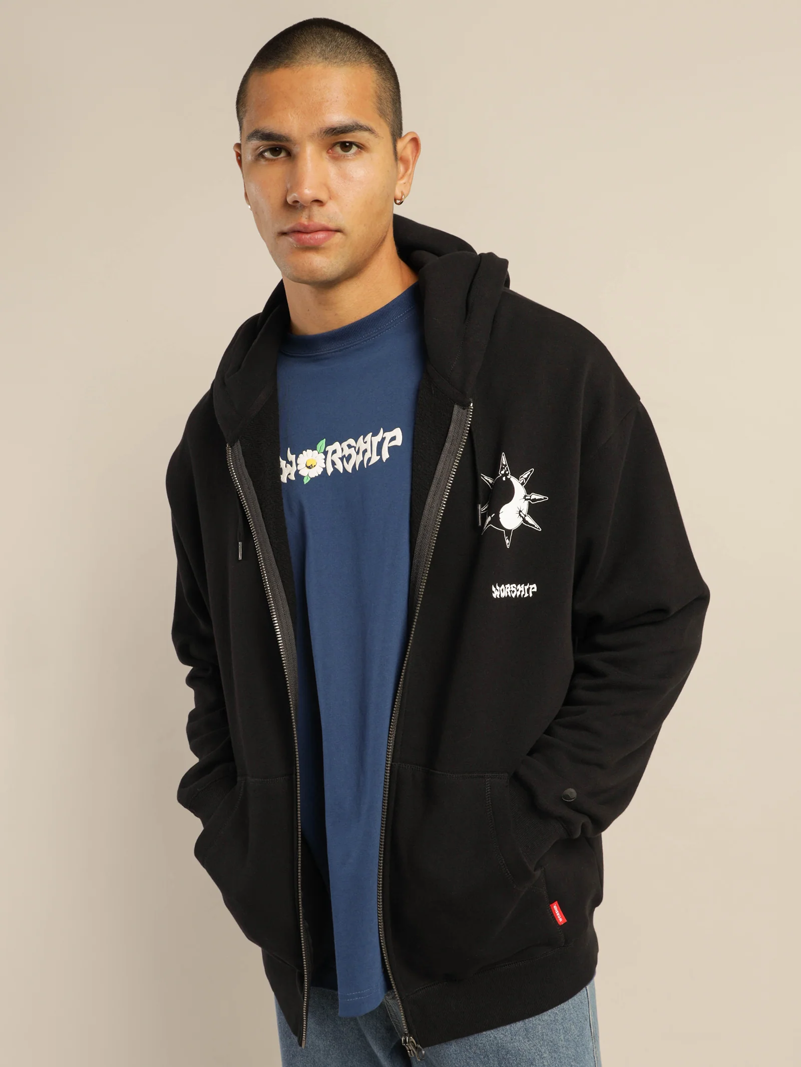 Morning Star Zip Hoodie - Image 2