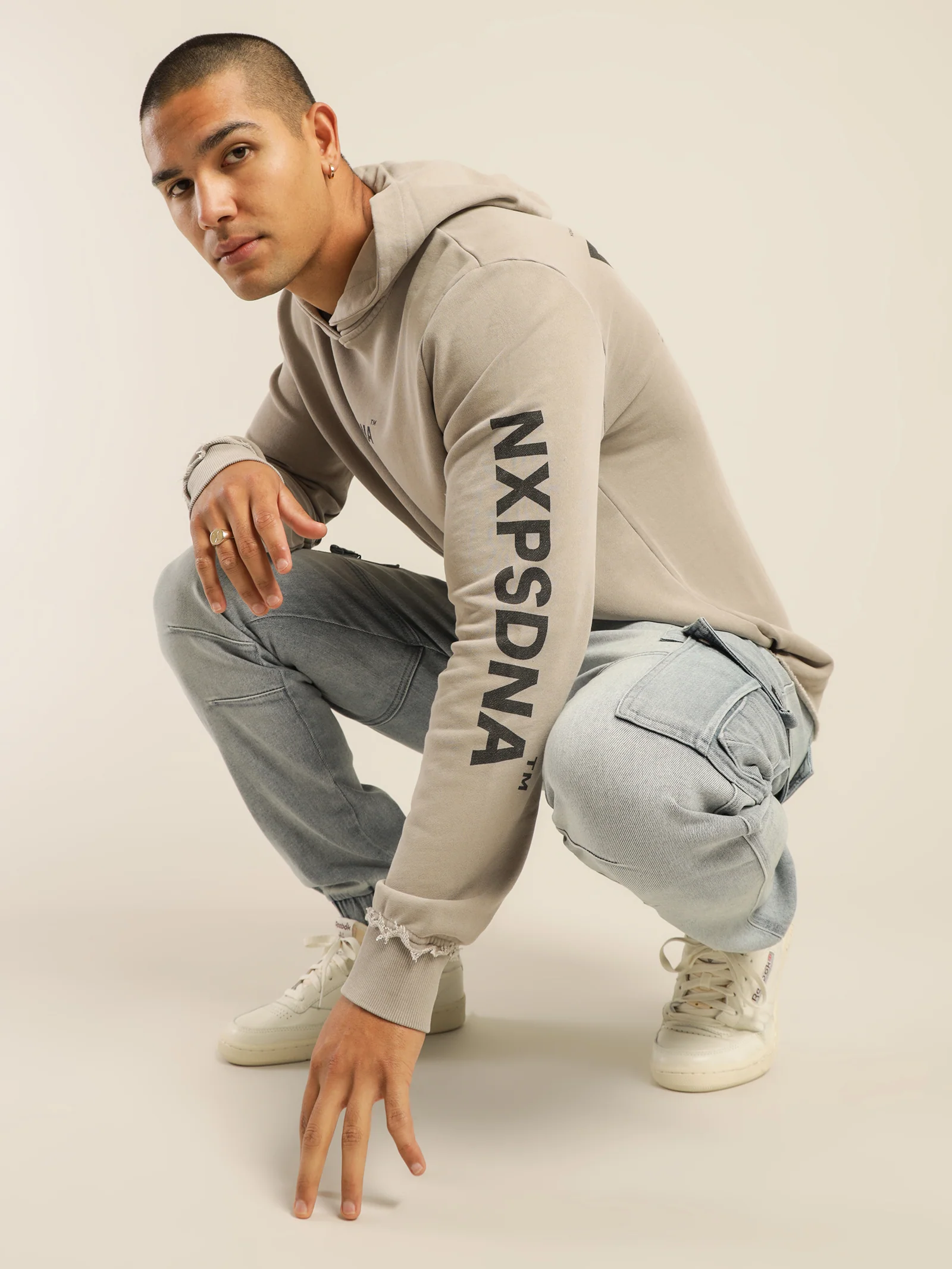 Motivational Dual Curved Hoodie - Image 2
