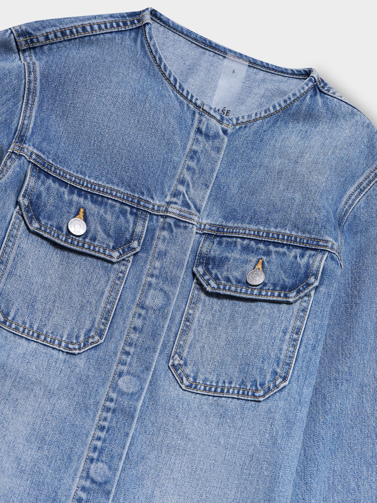 Denim Mini Dress - Image 7