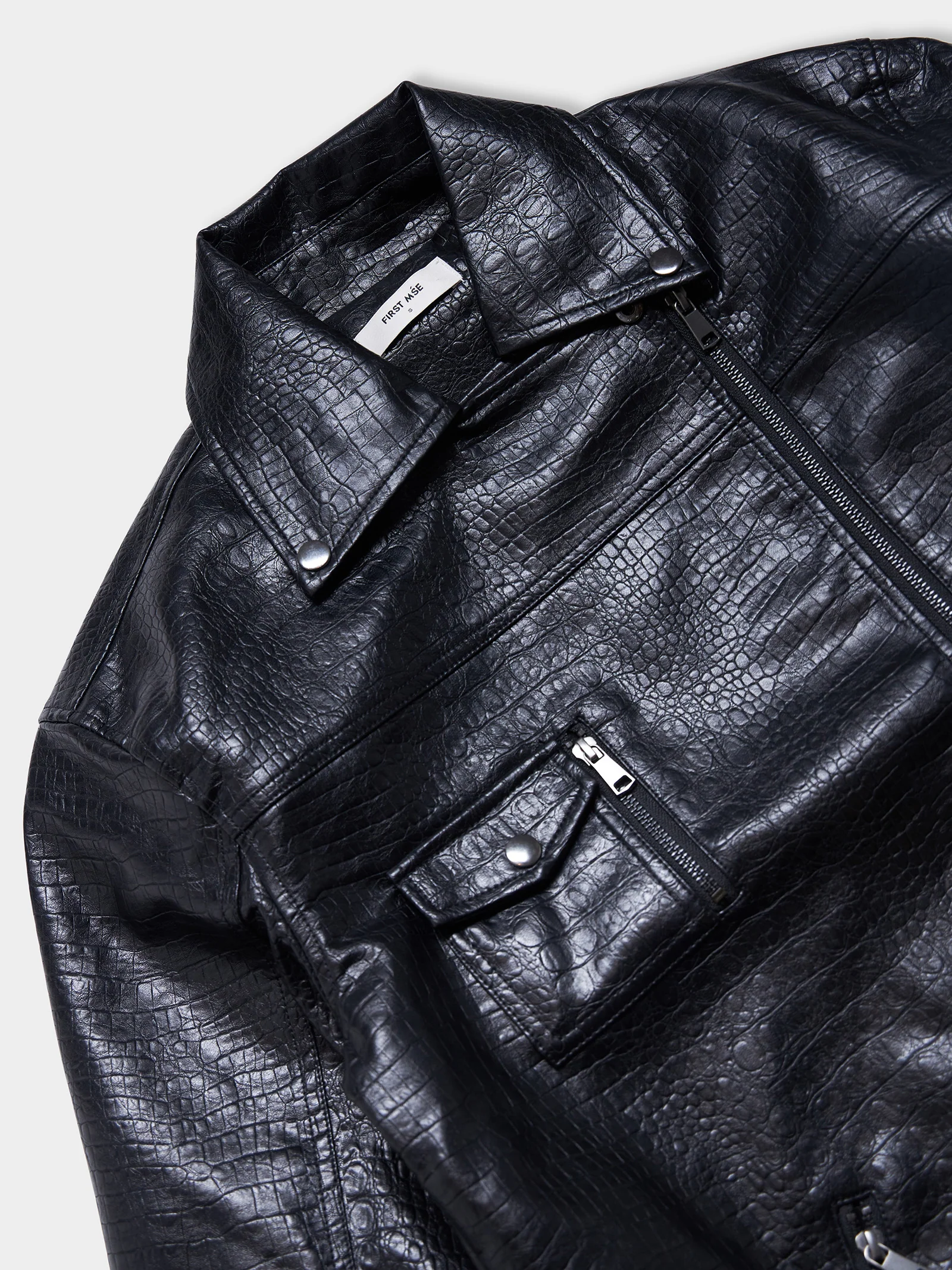 Kalexi Croc Bikers Jacket - Image 2