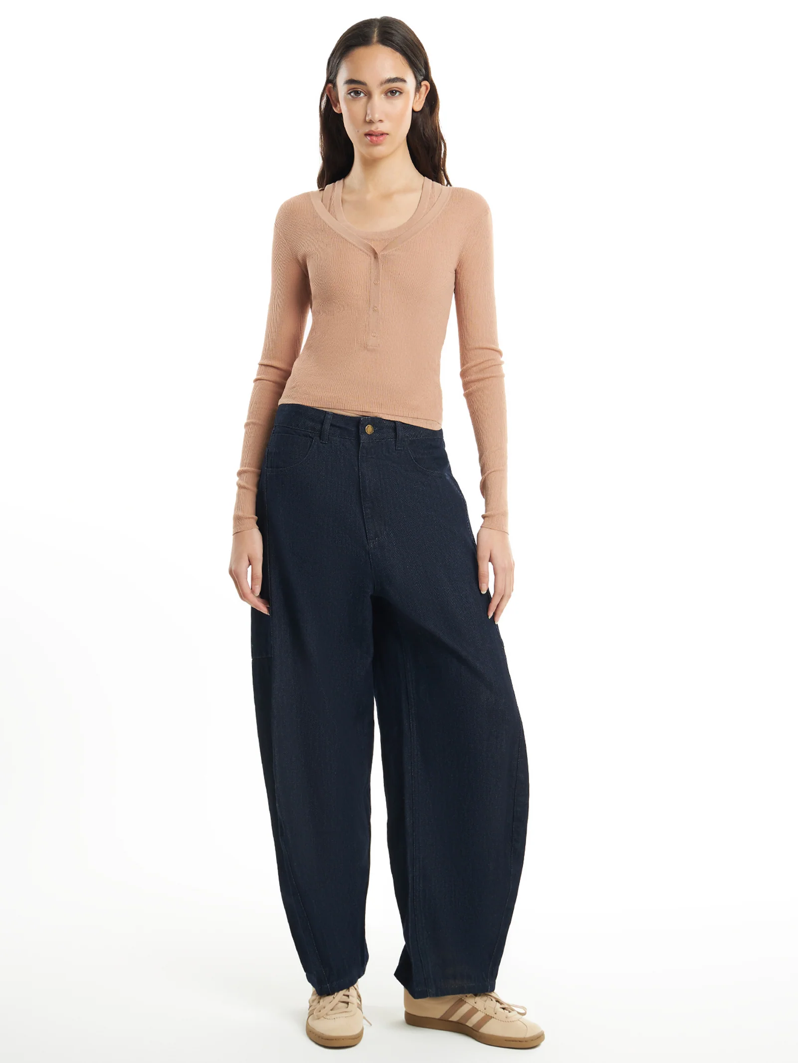 Mse Knit Button Top - Image 4