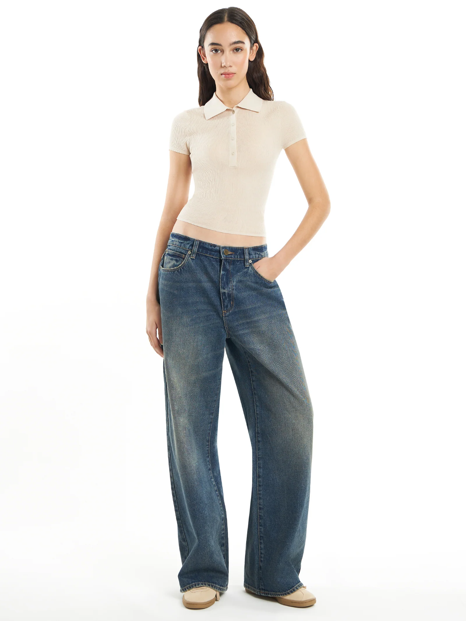 Mse Knit Polo Top - Image 4