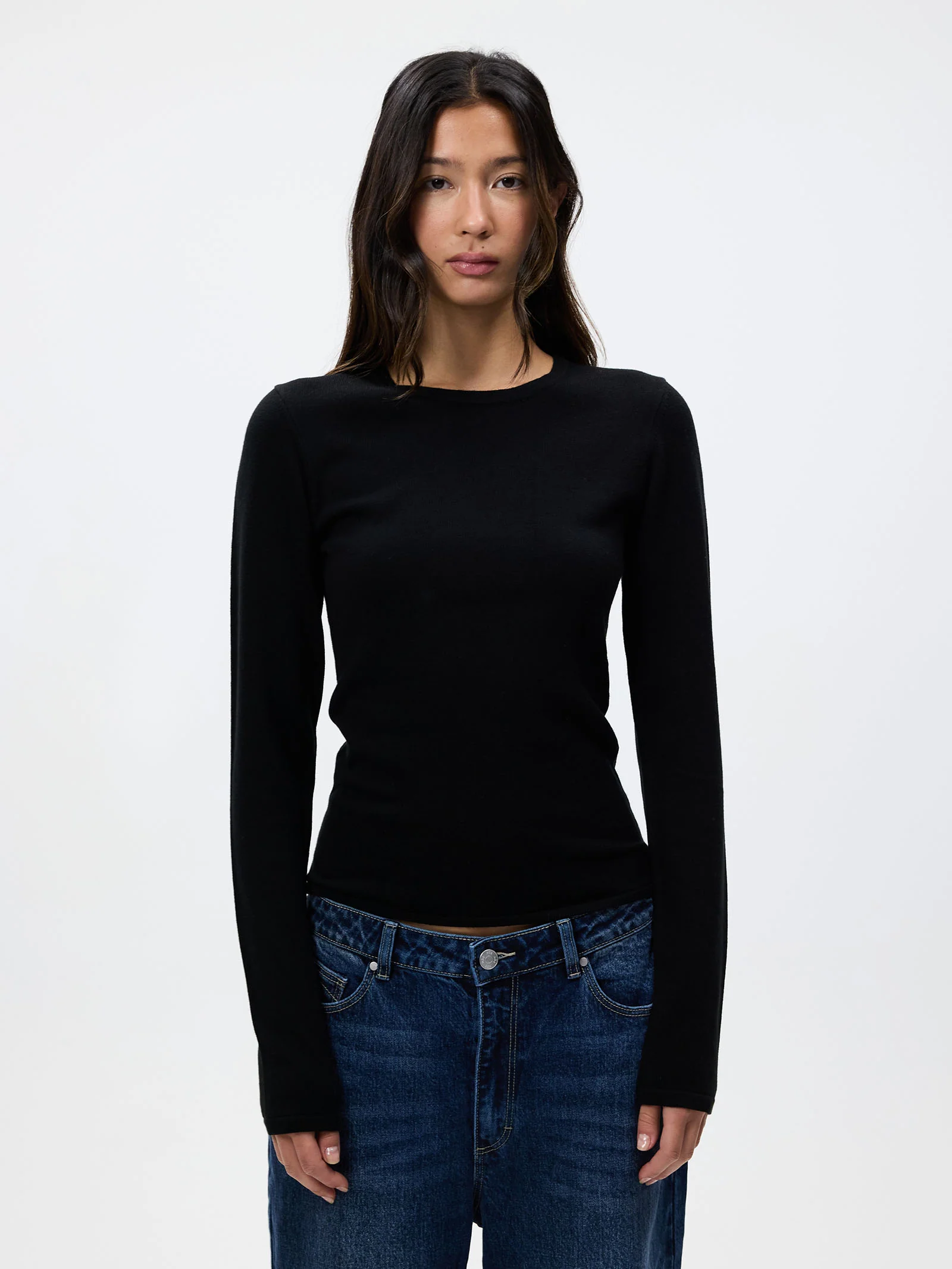Long Sleeve Knit Top