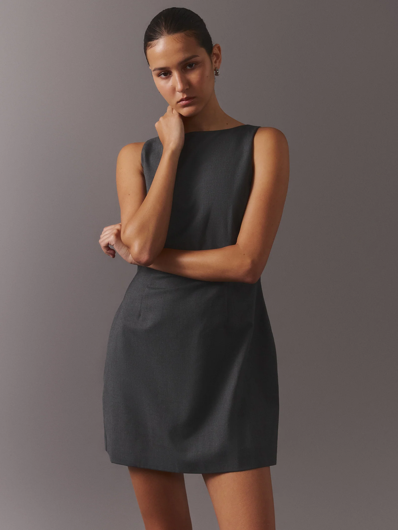 Mini Tailored Dress - Image 4