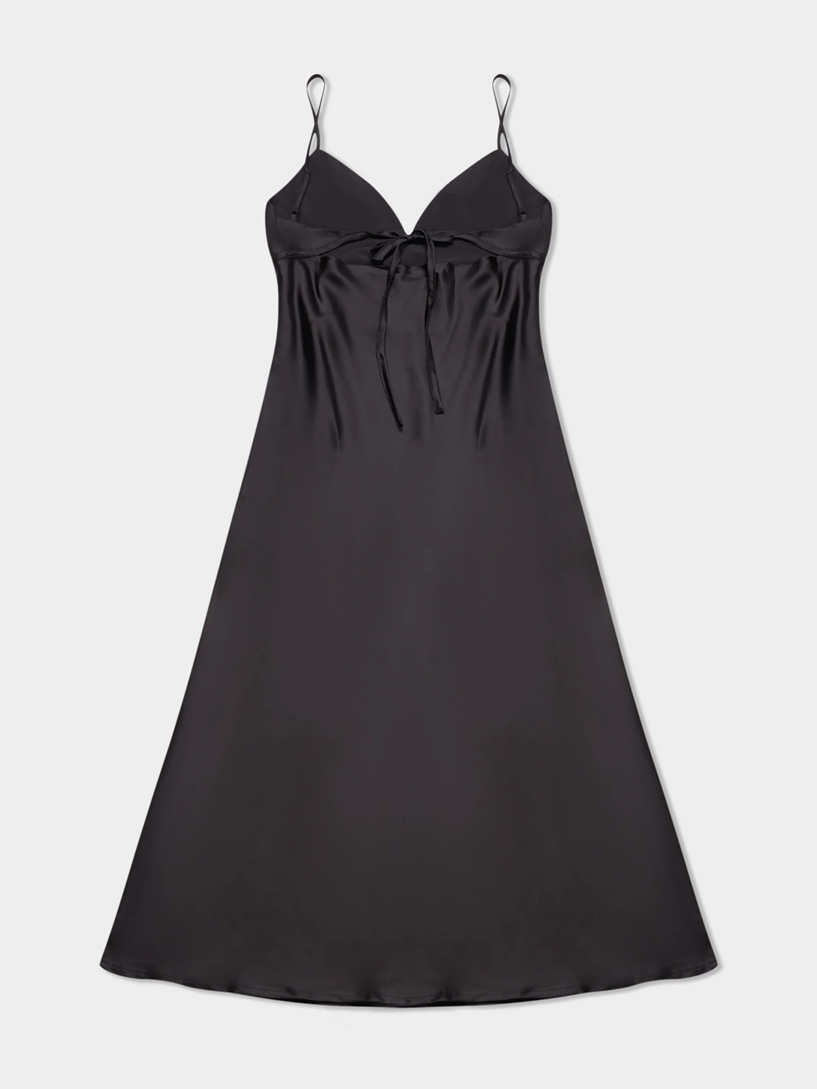 Oriana Satin Midi Dress - Image 3