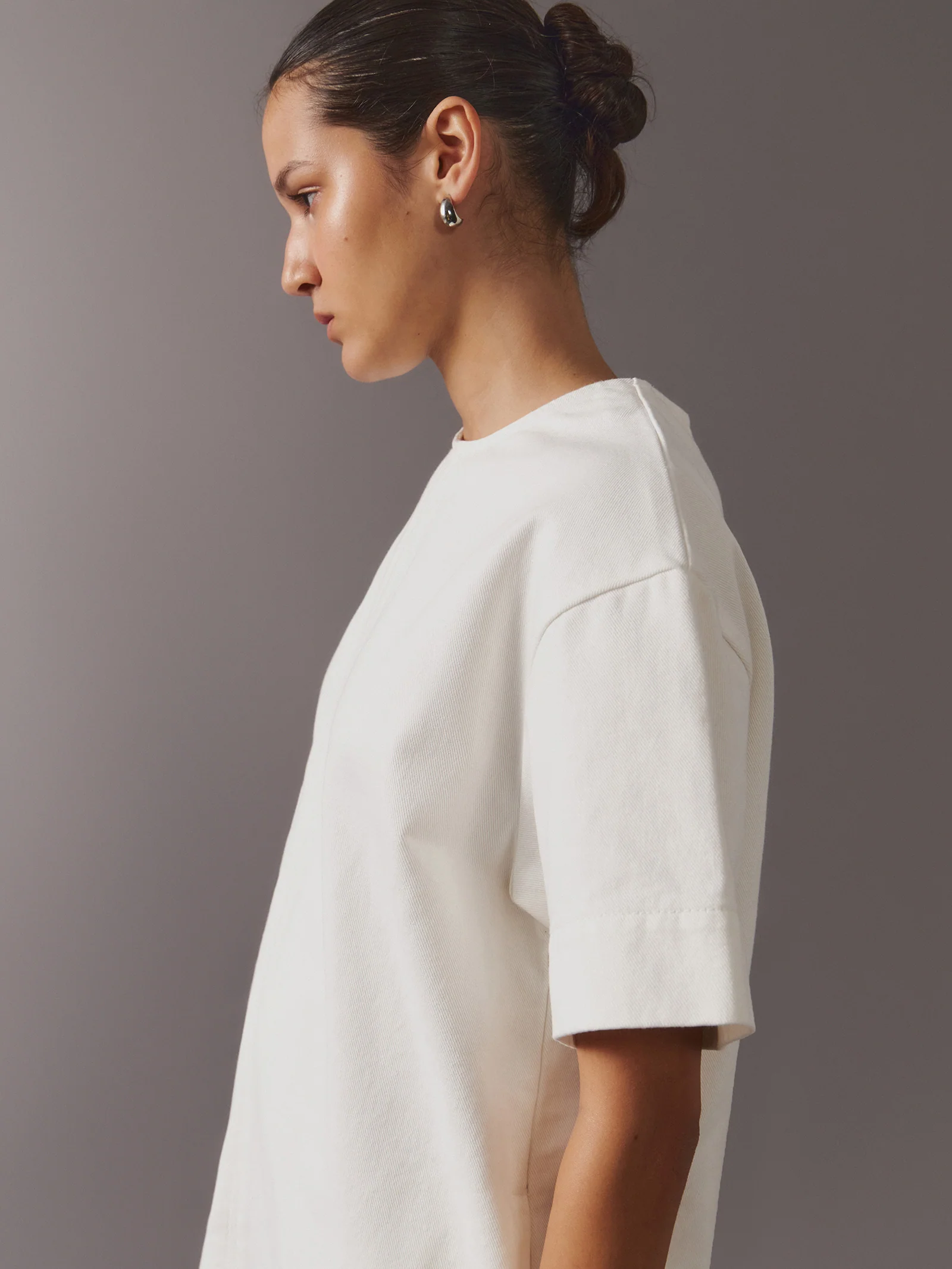 Relaxed Denim Dress - Image 4