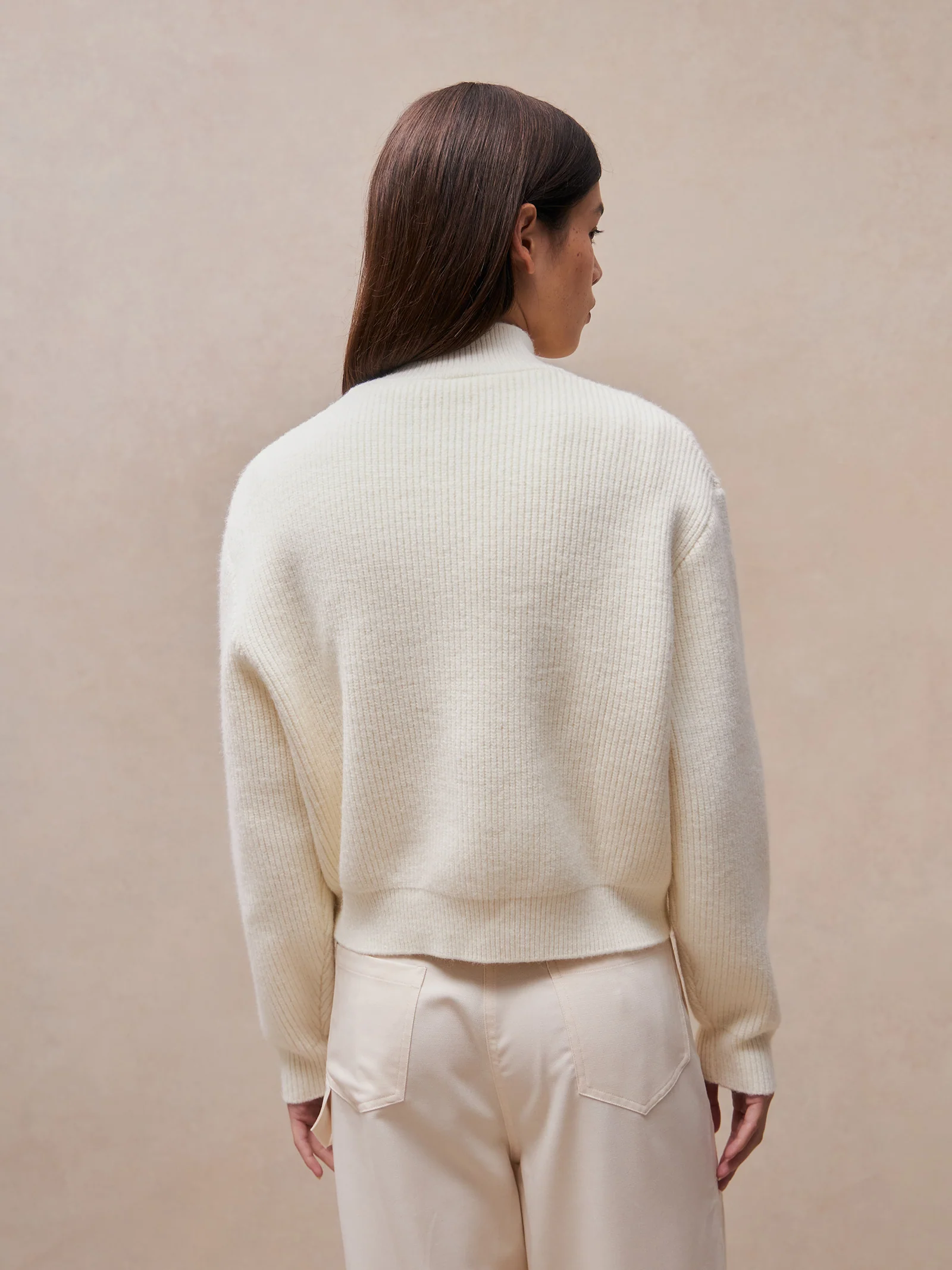 Relaxed Zip Front Knit - Image 3