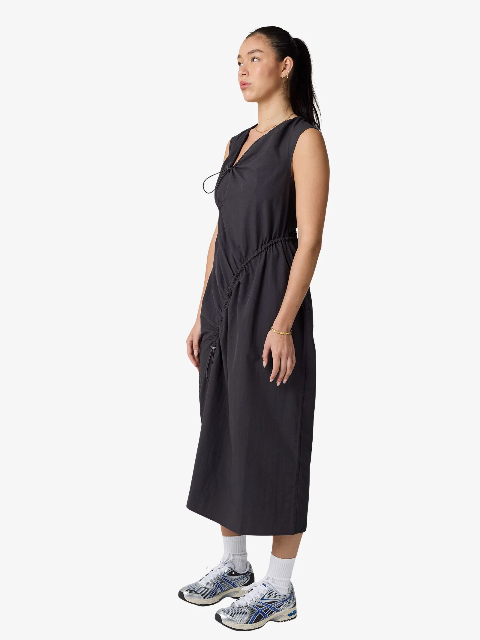 Ruched Midi Dress - Image 4