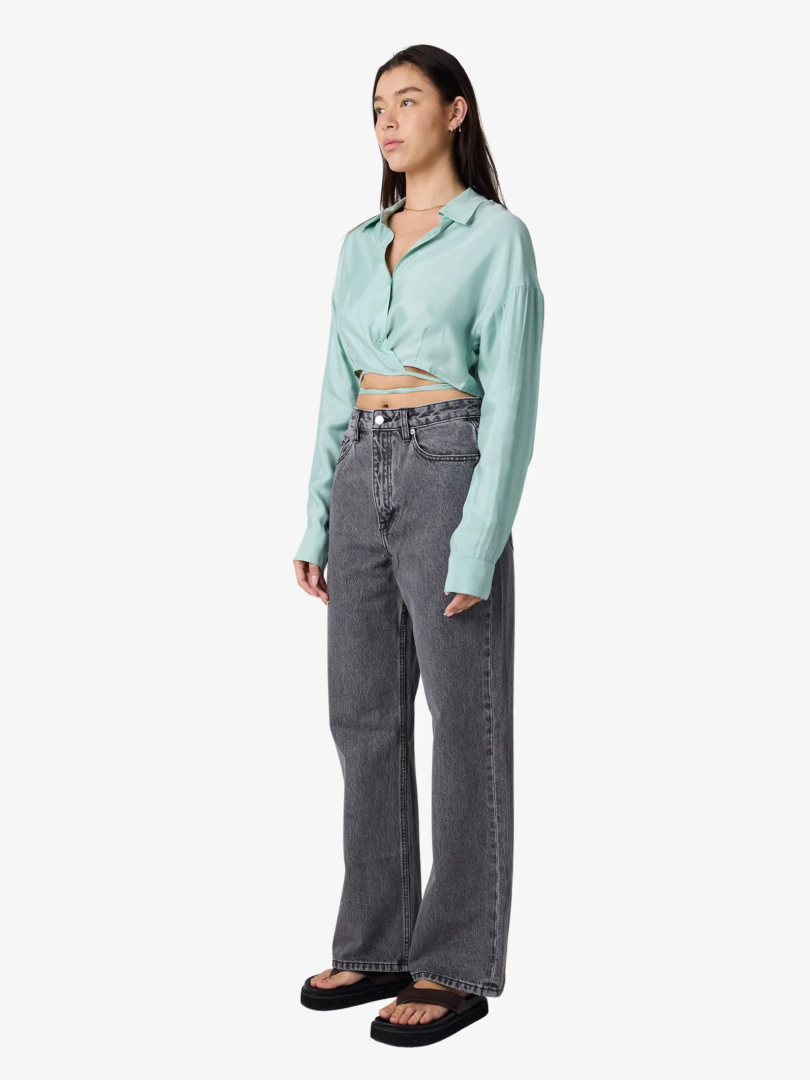 Tie Front Shirt - Image 4