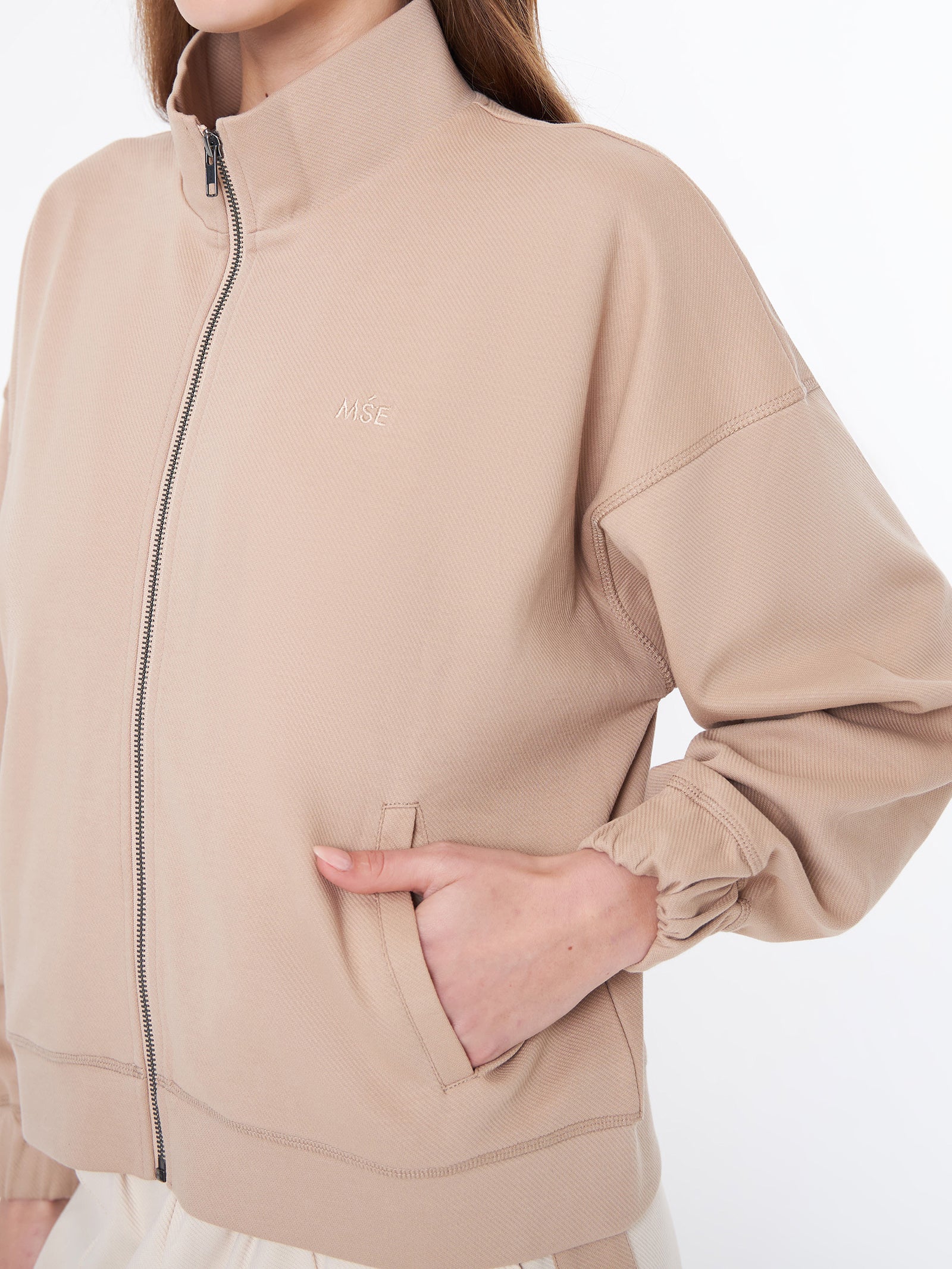 Mse Trico Zipper Sweat - Image 4