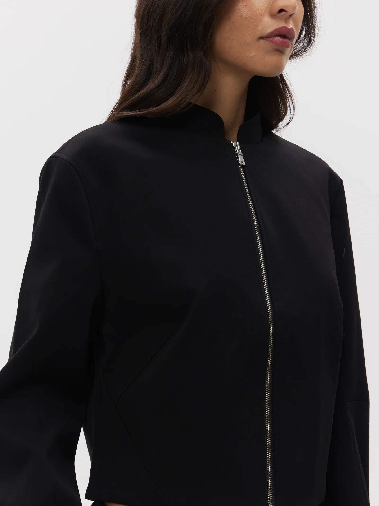 Zip Front Bomber - Image 3
