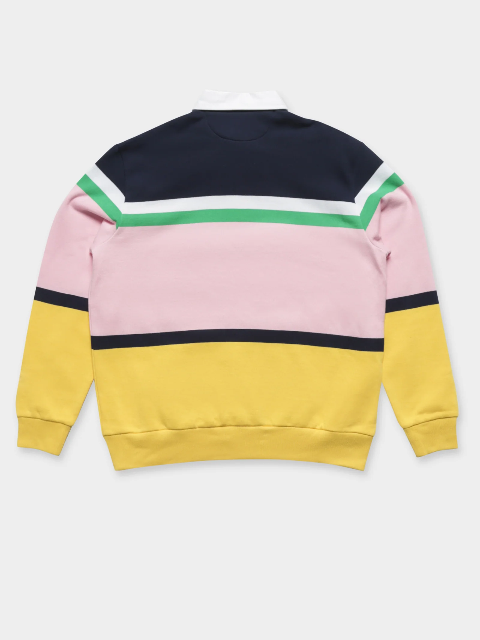 Multi Stripe Kangaroo Pocket Jersey Rugby Shirt - Image 8