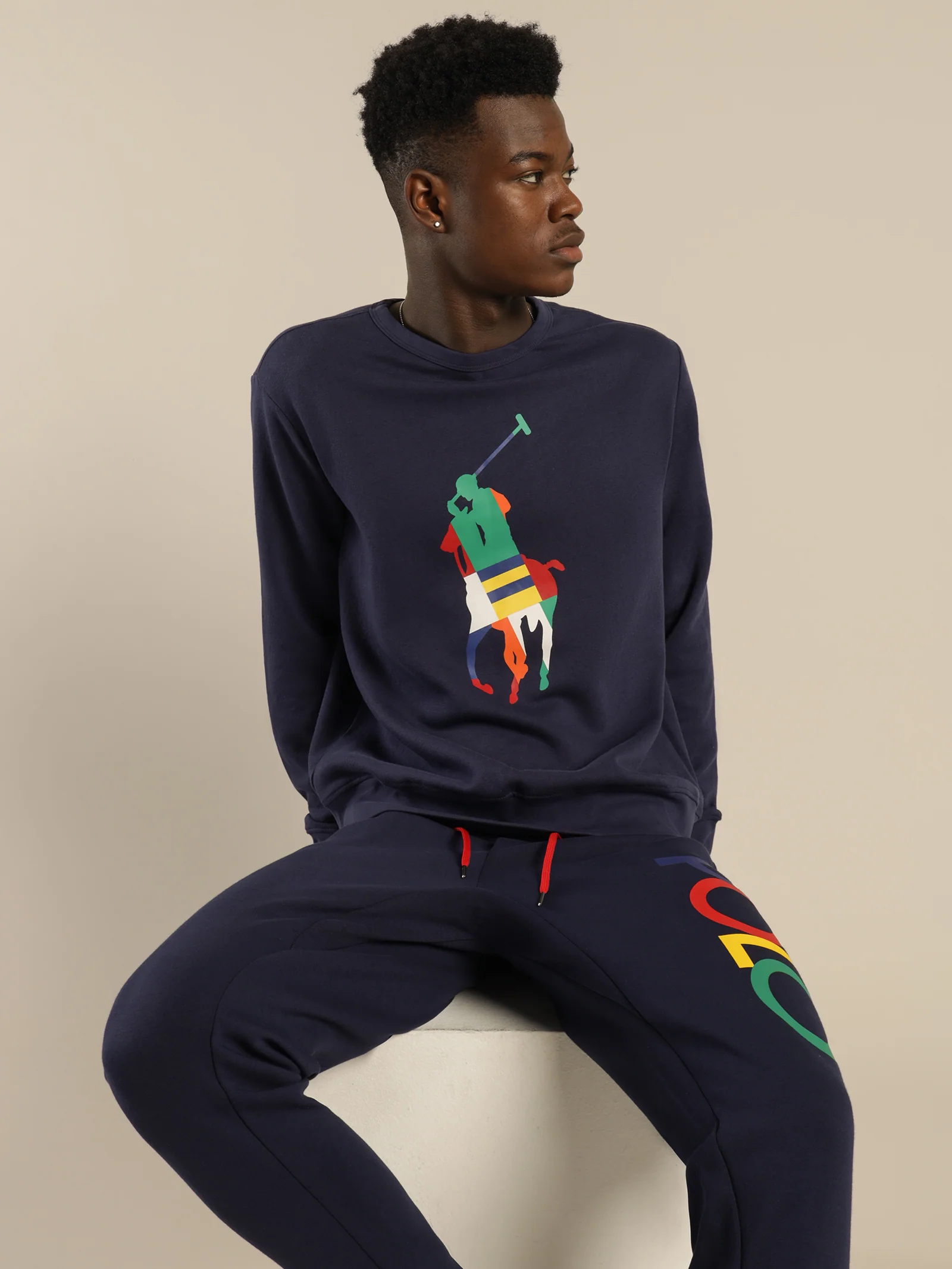 Multicolour Pony Crew Sweat - Image 2