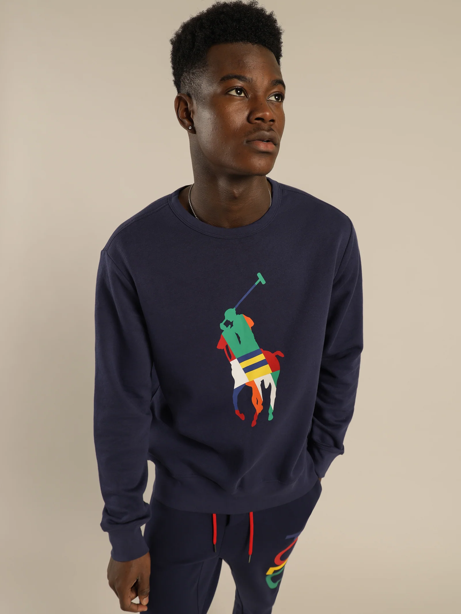 Multicolour Pony Crew Sweat - Image 5