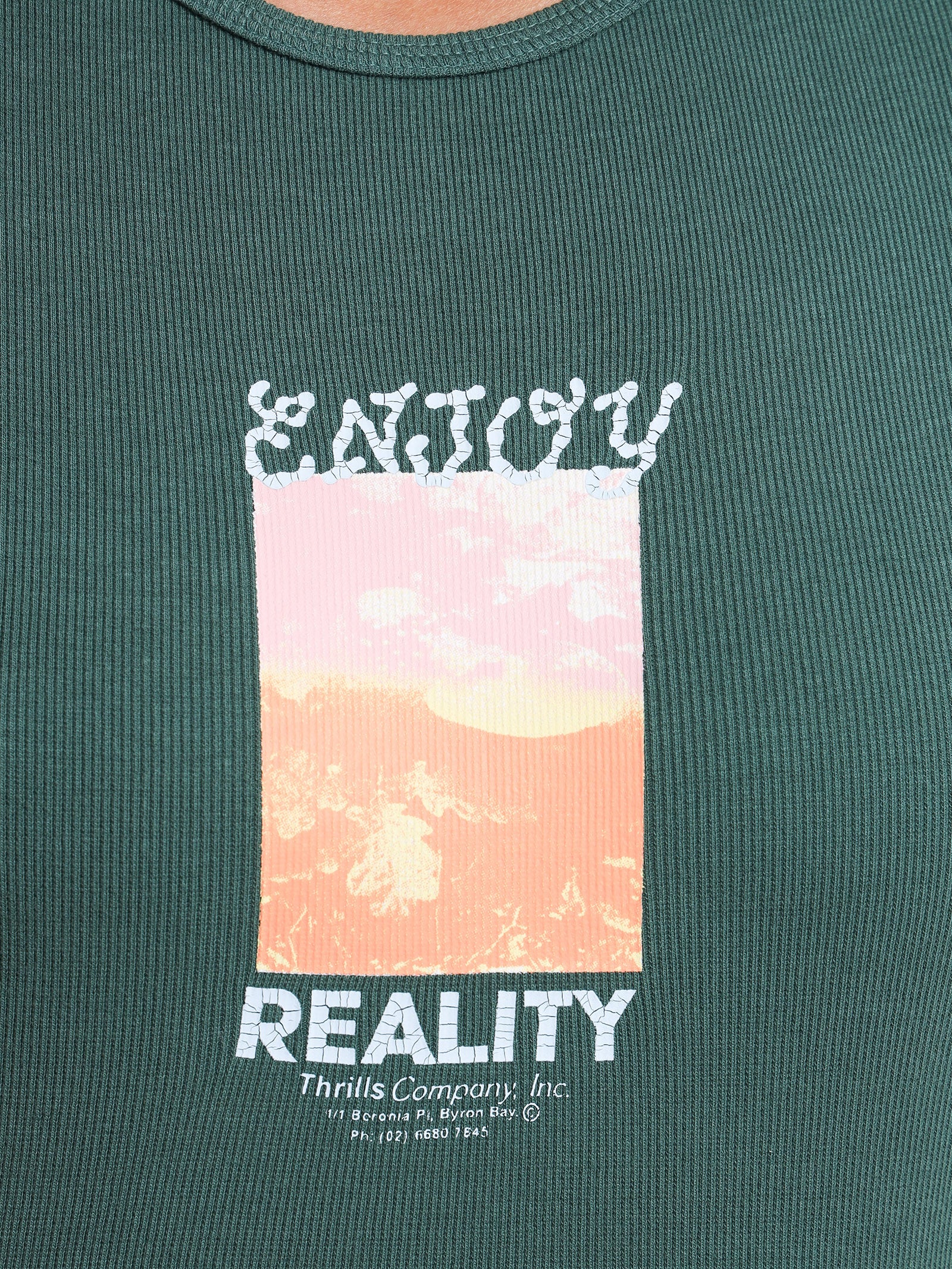 Mushroom Reality Baby Crop T-Shirt - Image 3