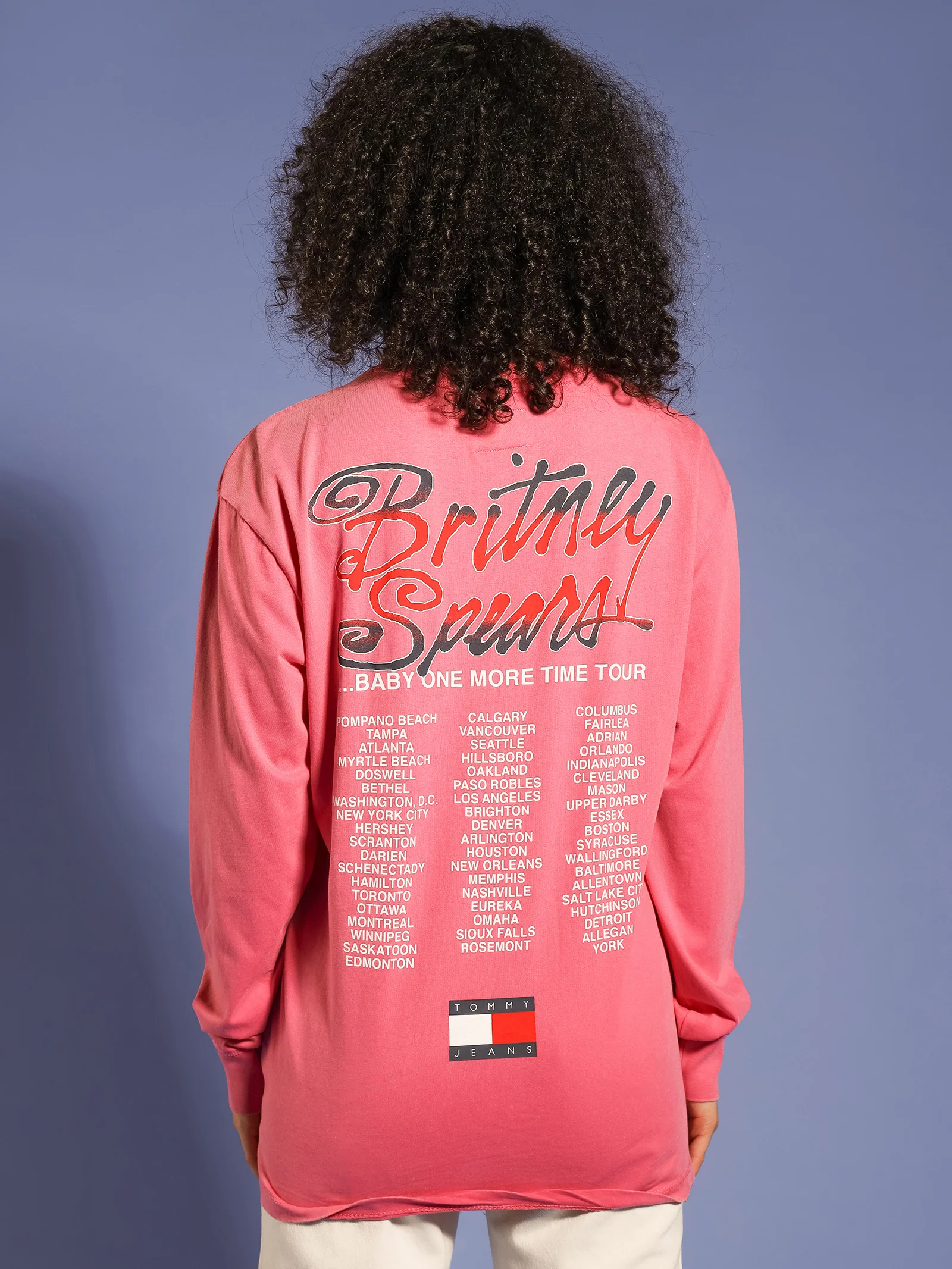 Music Revisited Britney Spears Oversized Long Sleeve T-Shirt - Image 4
