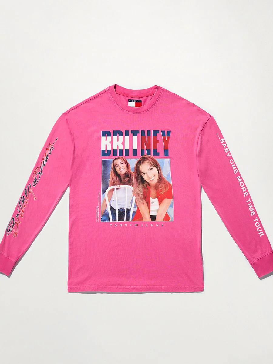 Music Revisited Britney Spears Oversized Long Sleeve T-Shirt - Image 5