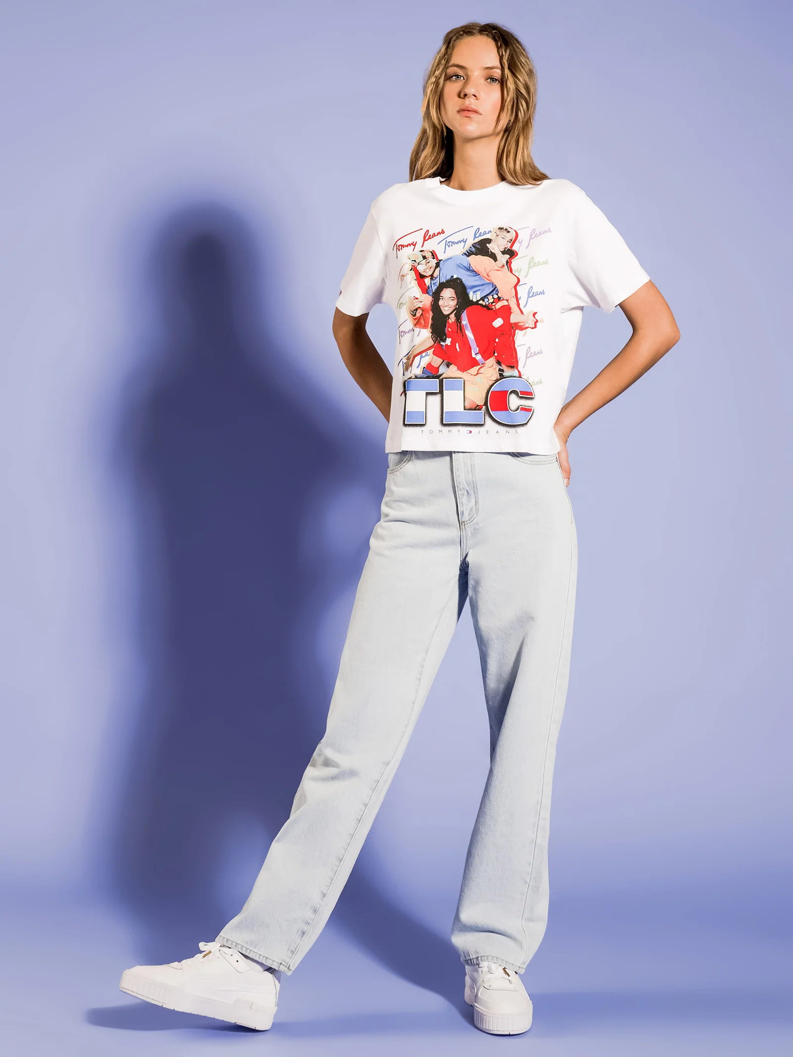 Music Revisited TLC Oversized Cropped T-Shirt - Image 5