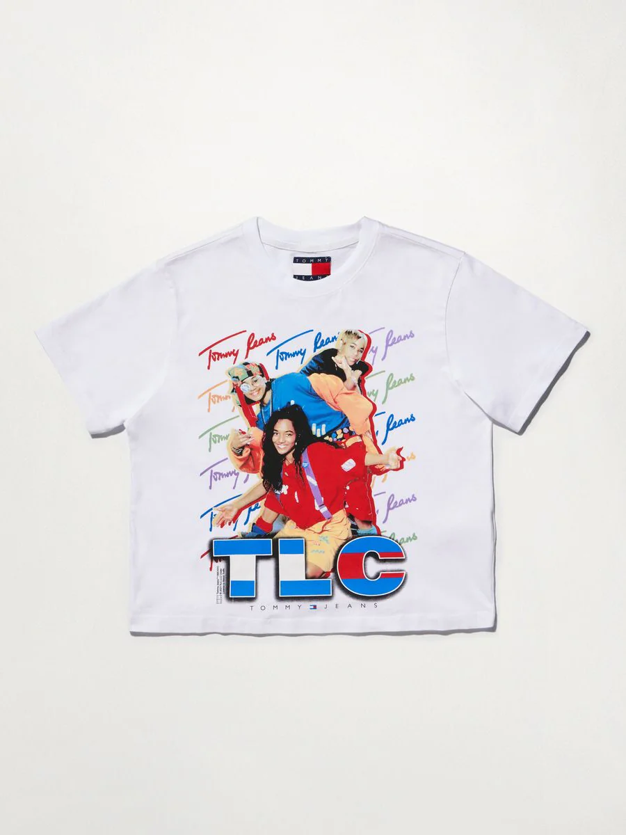 Music Revisited TLC Oversized Cropped T-Shirt - Image 7