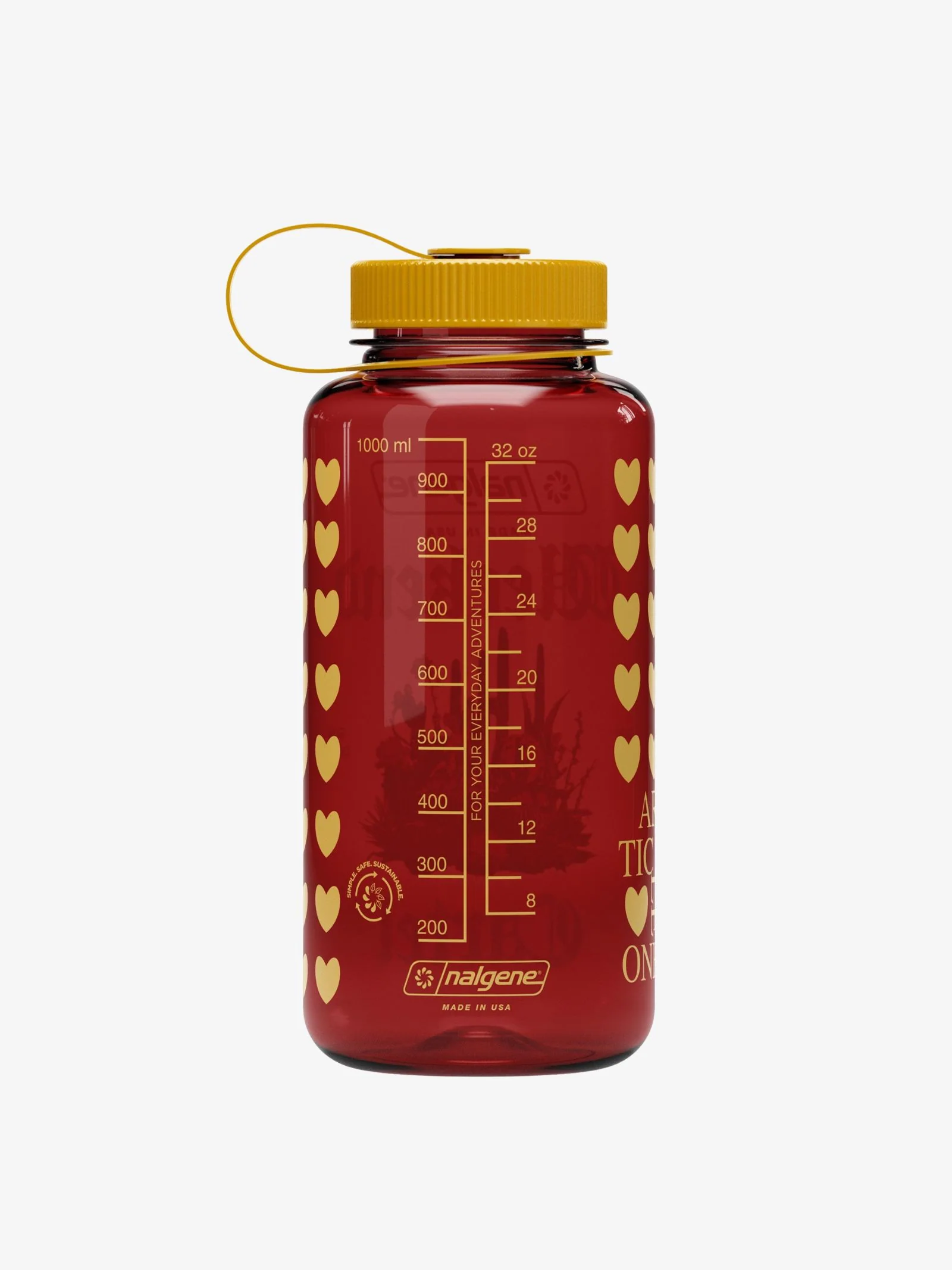 Sustain Wide Mouth 1L Bottle A1 Hearts - Image 2
