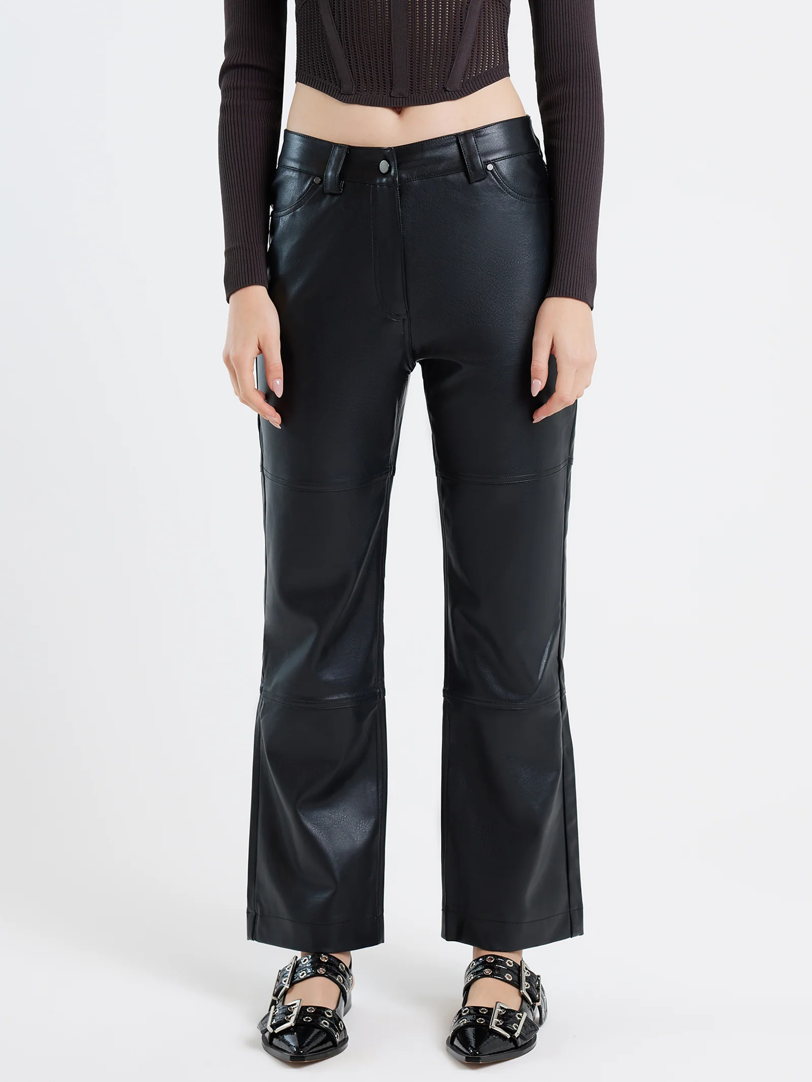 Nali Faux Leather Pants